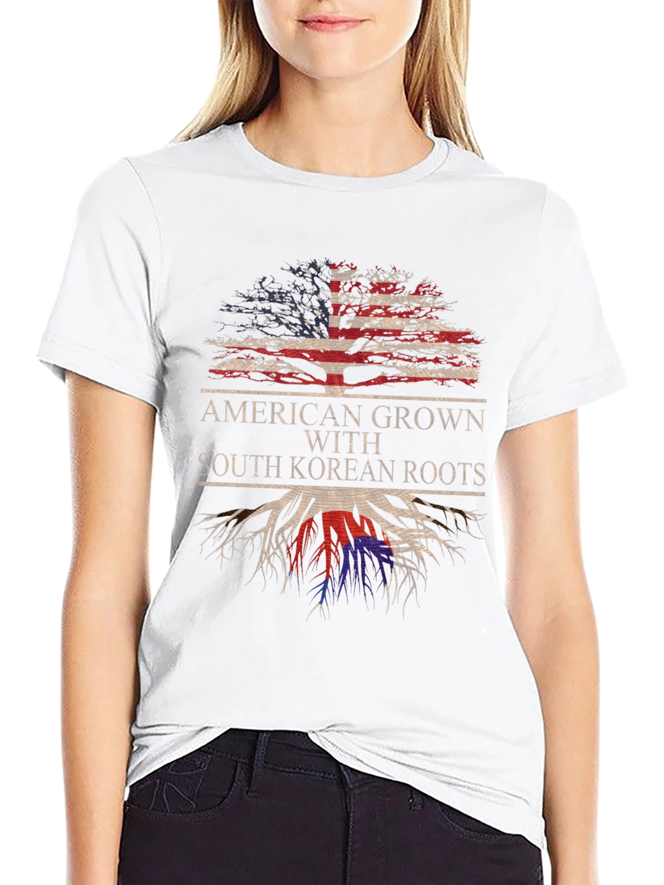 American Grown with South Korean Roots T-Shirt