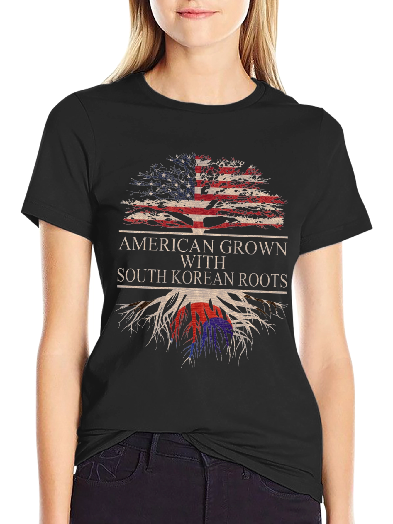 American Grown with South Korean Roots T-Shirt