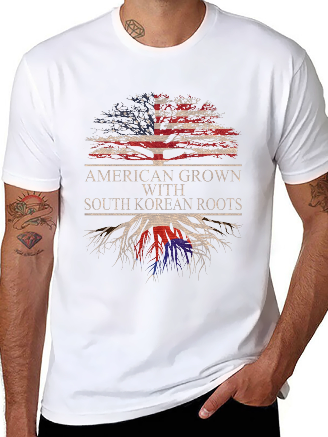 American Grown with South Korean Roots T-Shirt