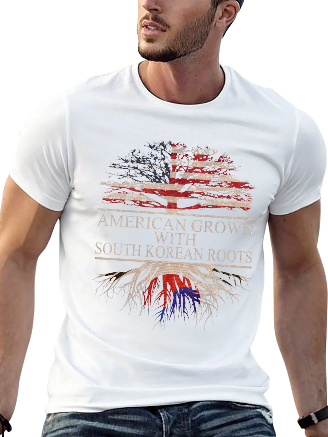 American Grown with South Korean Roots T-Shirt