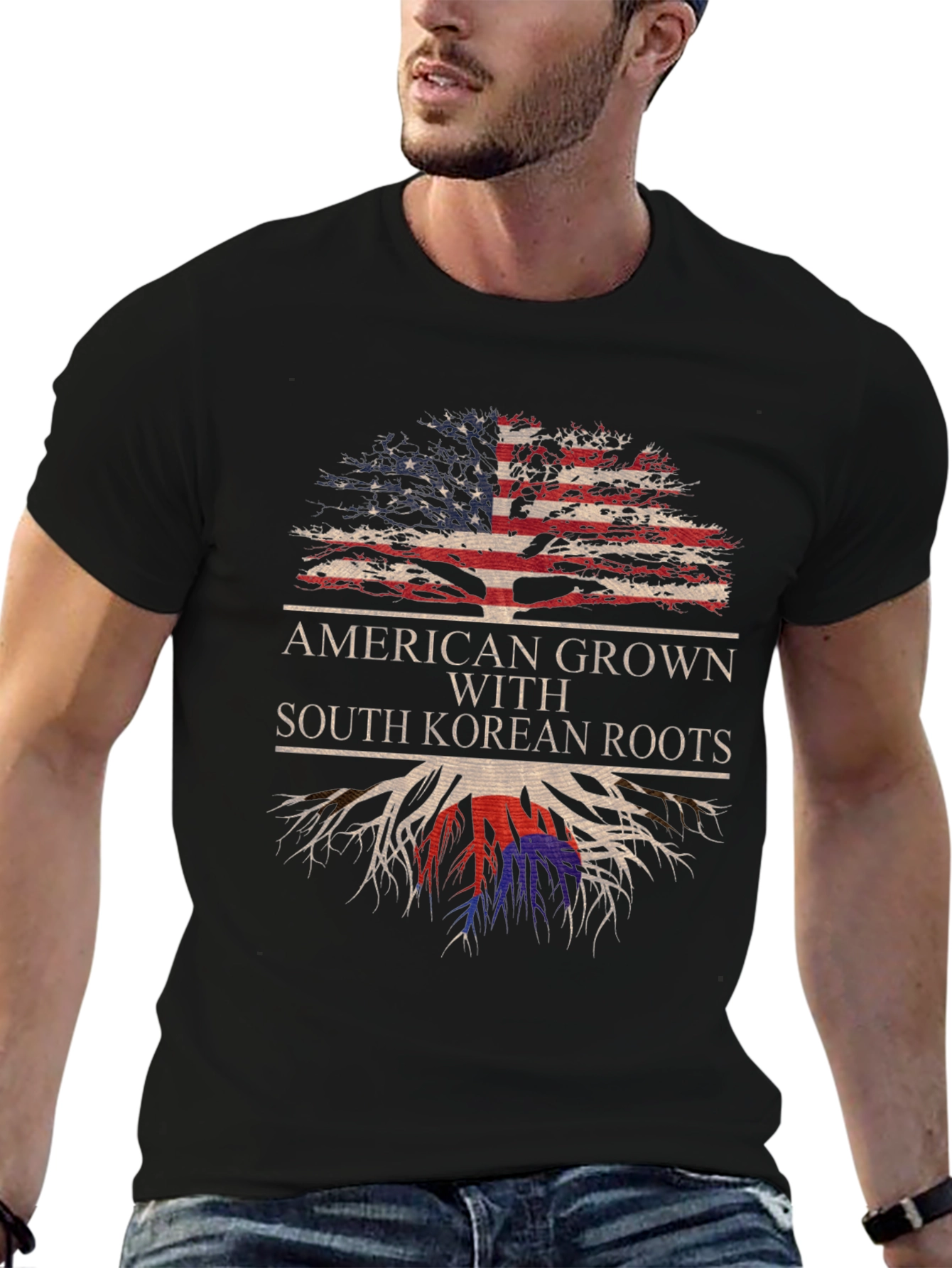 American Grown with South Korean Roots T-Shirt