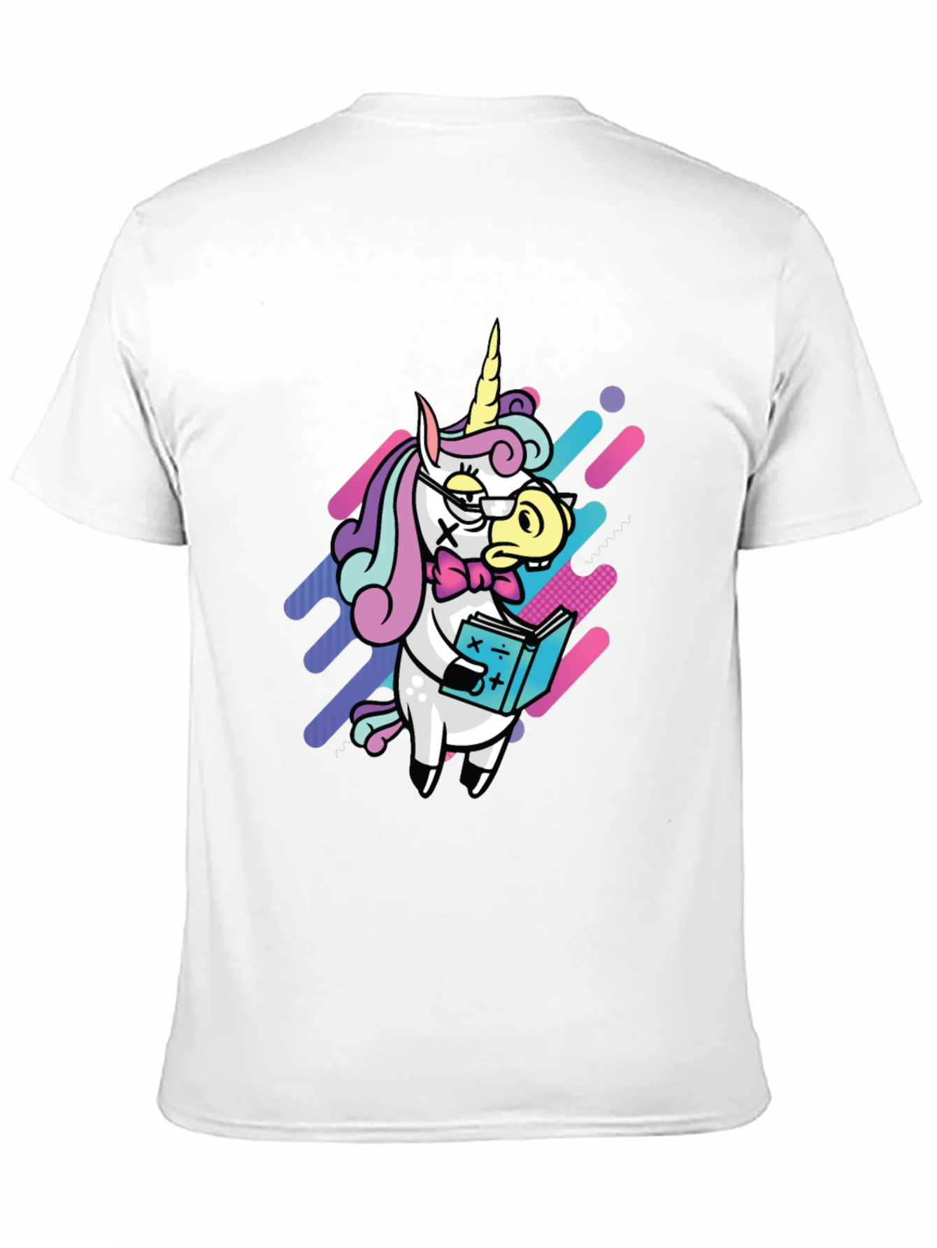 Nerdy Unicorn T-Shirt - Black
