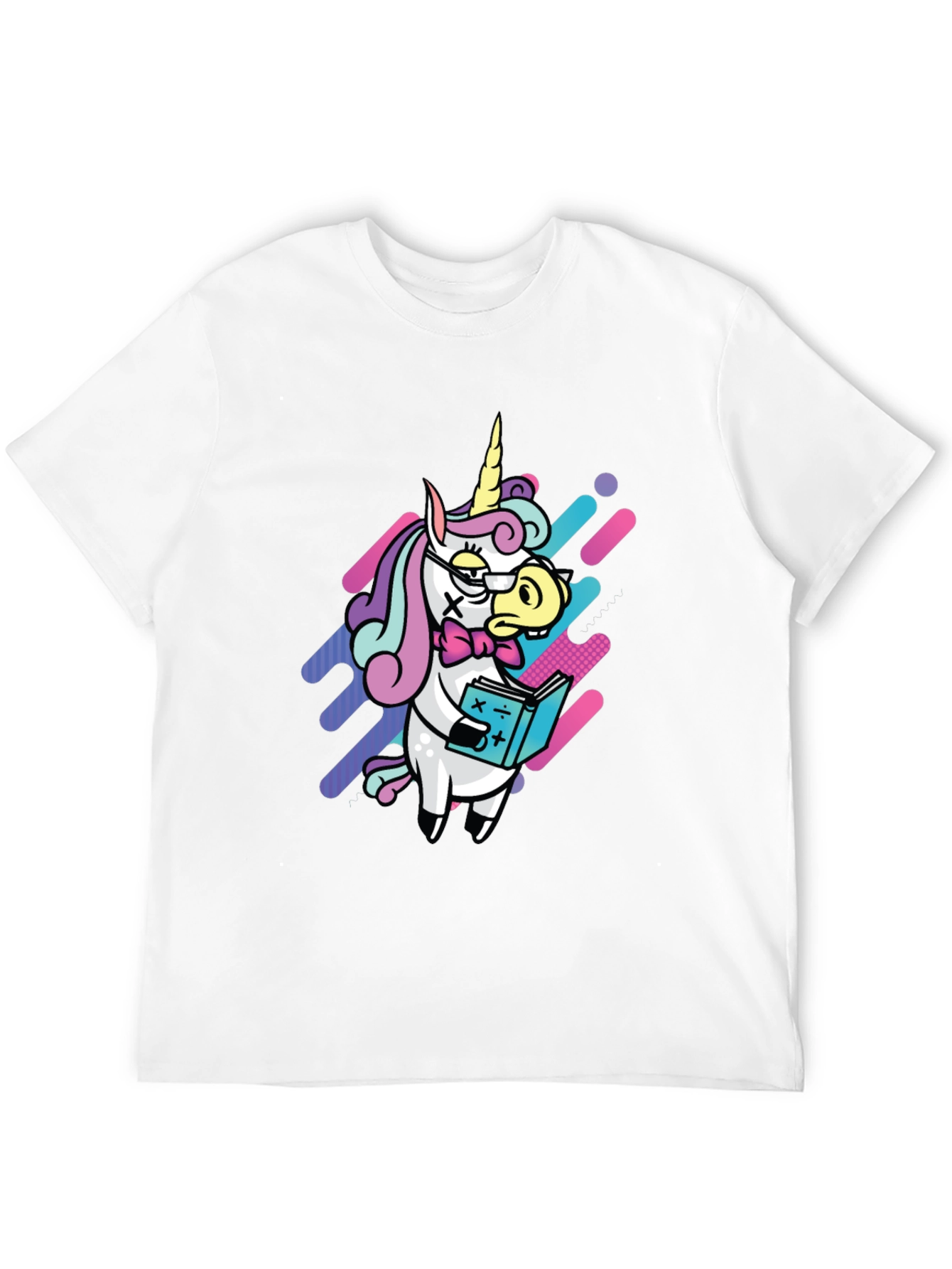 Nerdy Unicorn T-Shirt - Black
