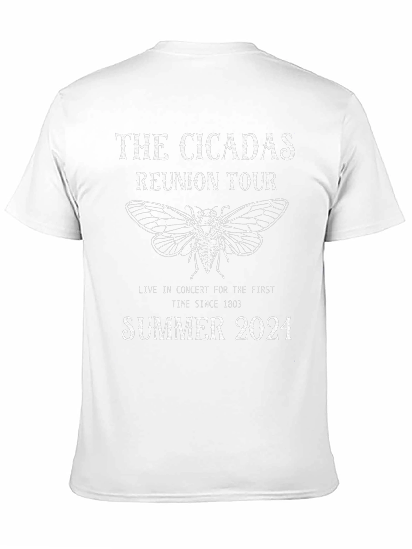The Cicadas Reunion Tour 2024 Black T-Shirt