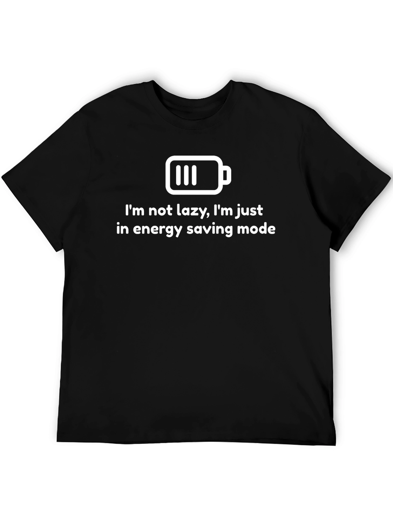 Energy Saving Mode Graphic T-Shirt