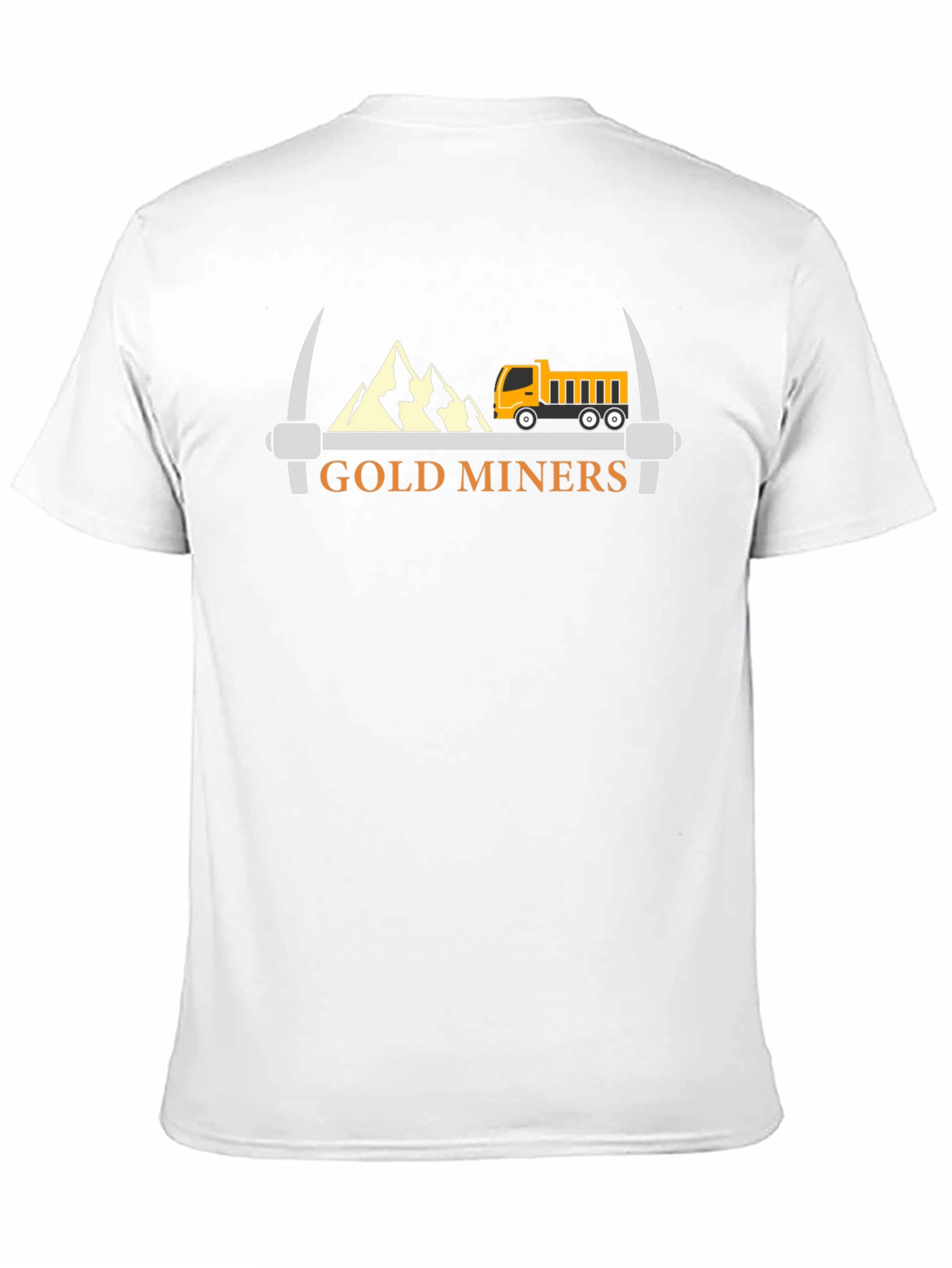 Gold Miners Graphic Tee - Black Cotton T-Shirt