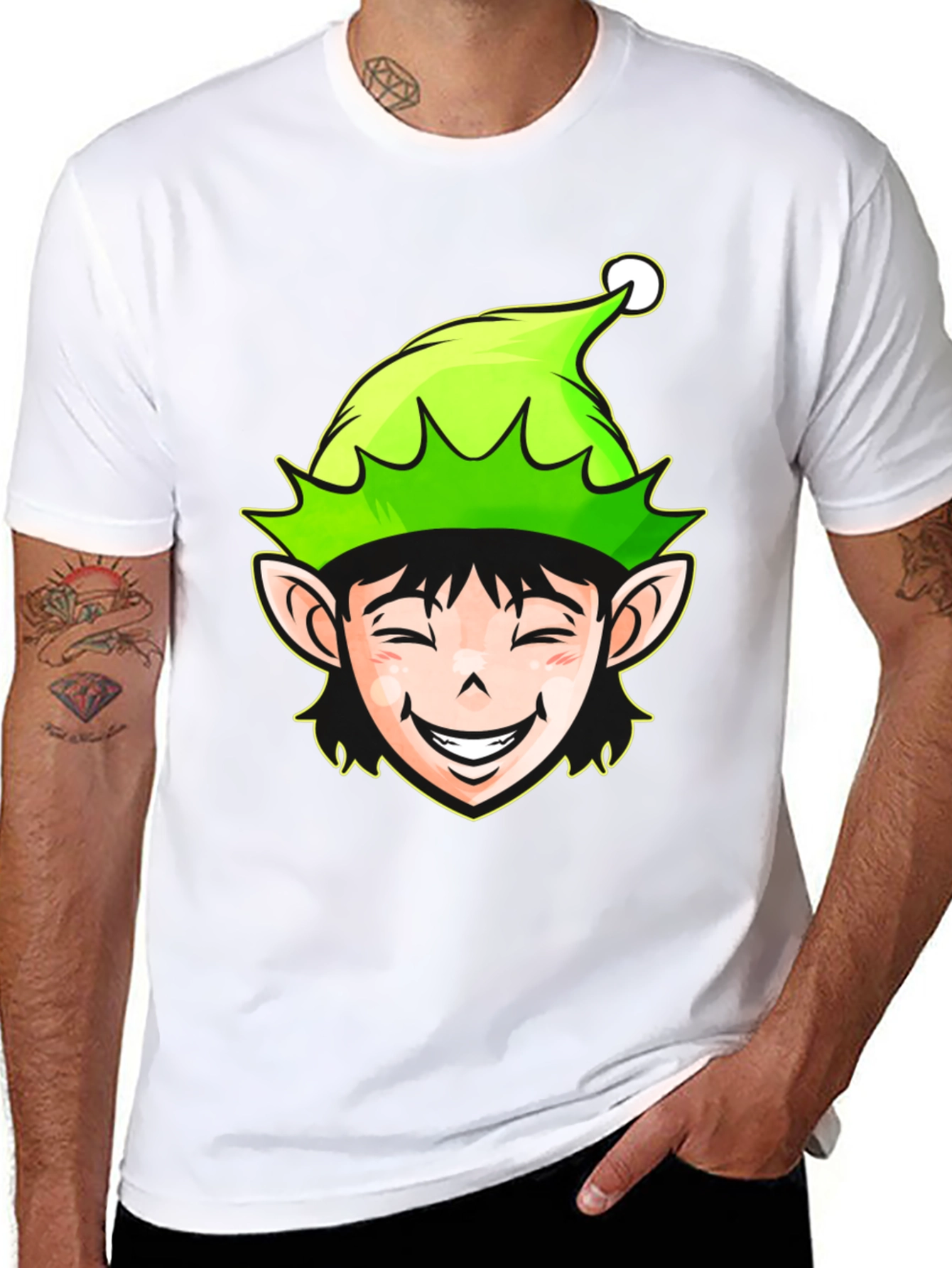 Festive Elf Graphic Tee