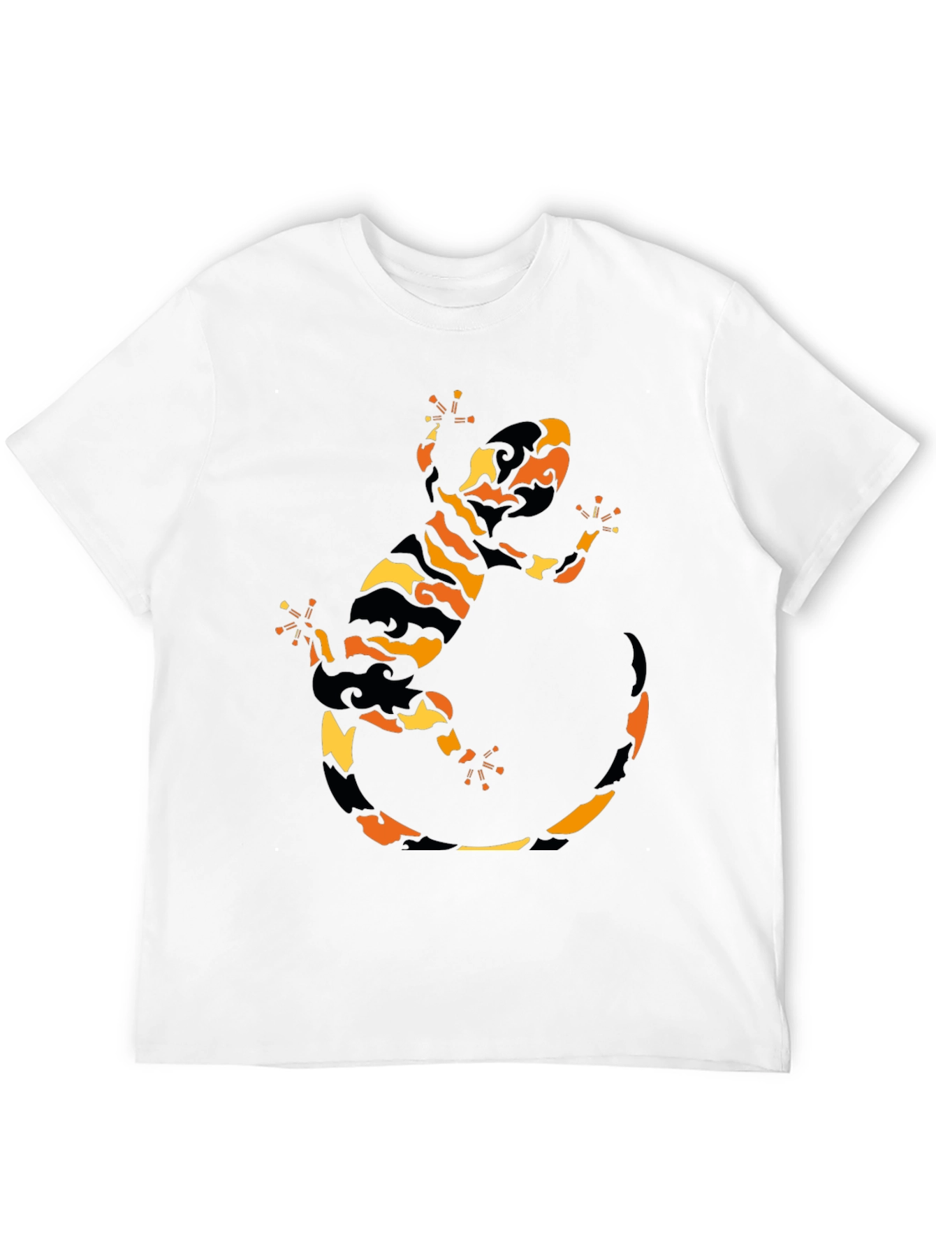 Gecko Graphic Tee - Black Short Sleeve T-Shirt