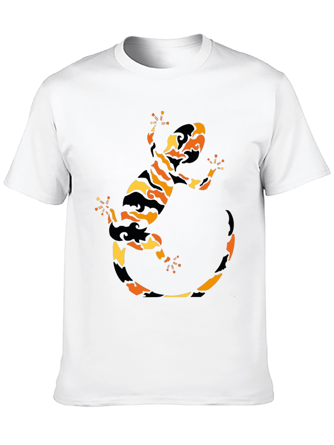 Gecko Graphic Tee - Black Short Sleeve T-Shirt
