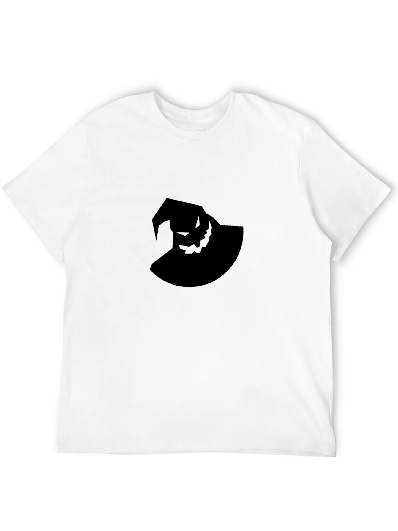 Spooky Hat Graphic Tee - Black Cotton Comfort