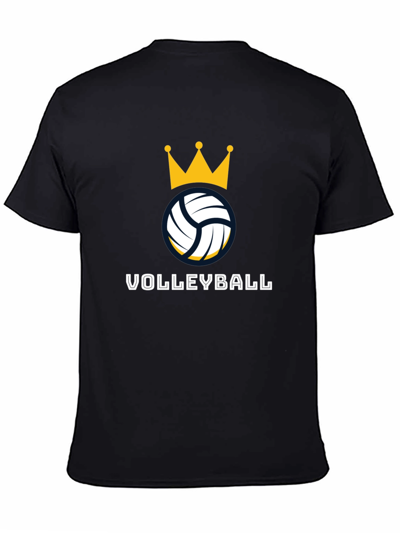 Volleyball Crown Graphic Tee - Stylish Sport Shirt