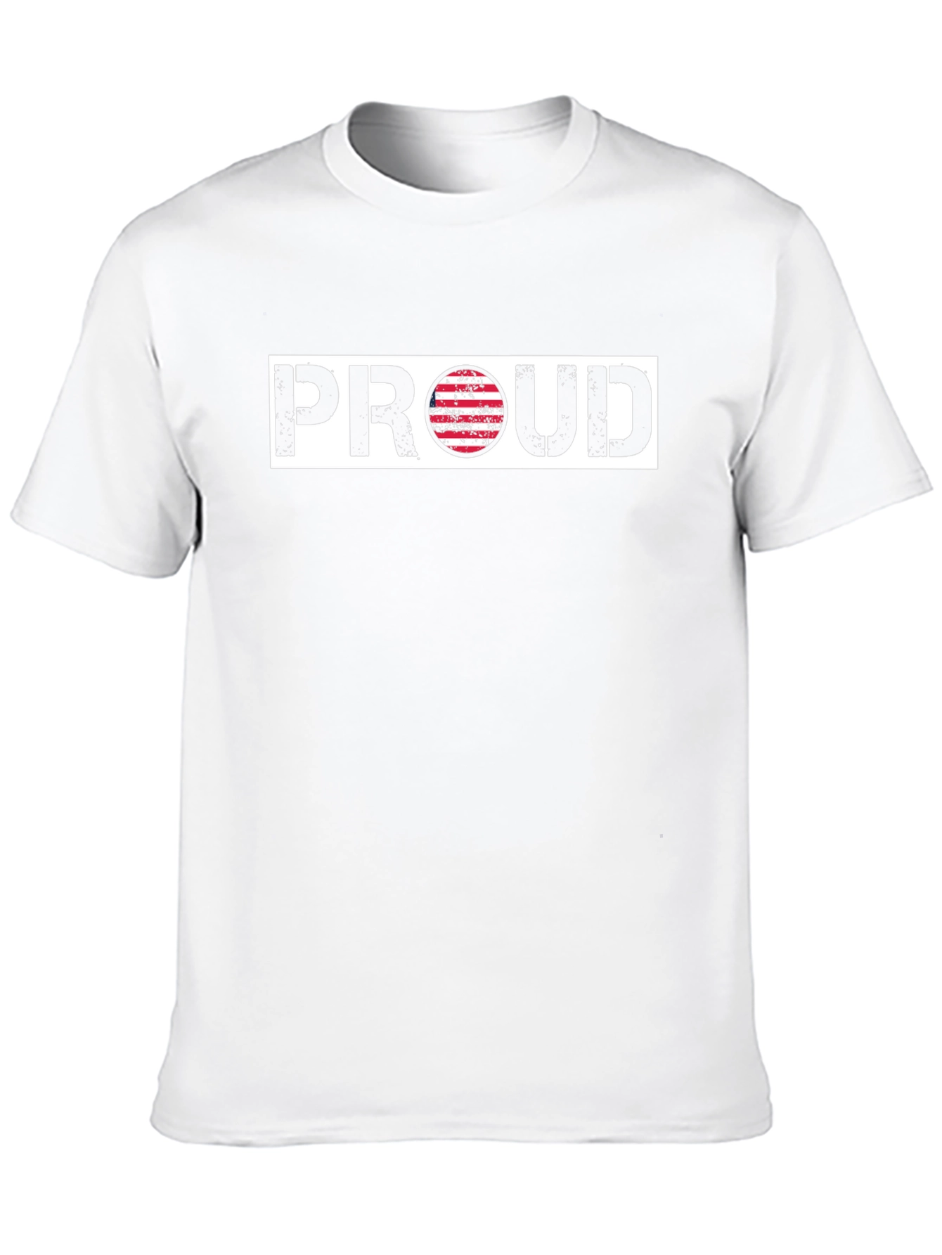 Proud Patriotic Graphic T-Shirt - Black Cotton Tee