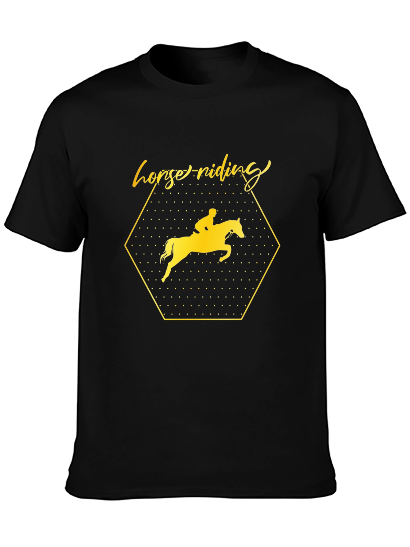 Horse Riding Graphic Tee - Stylish Equestrian Shirt