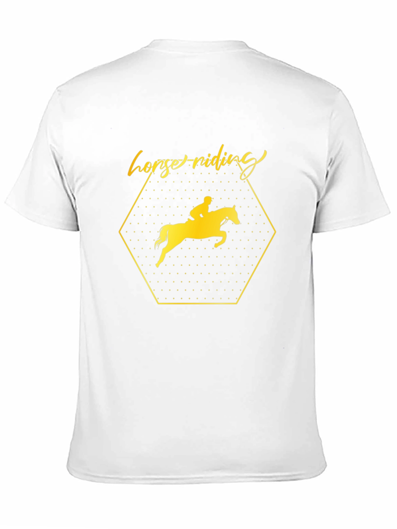 Horse Riding Graphic Tee - Stylish Equestrian Shirt