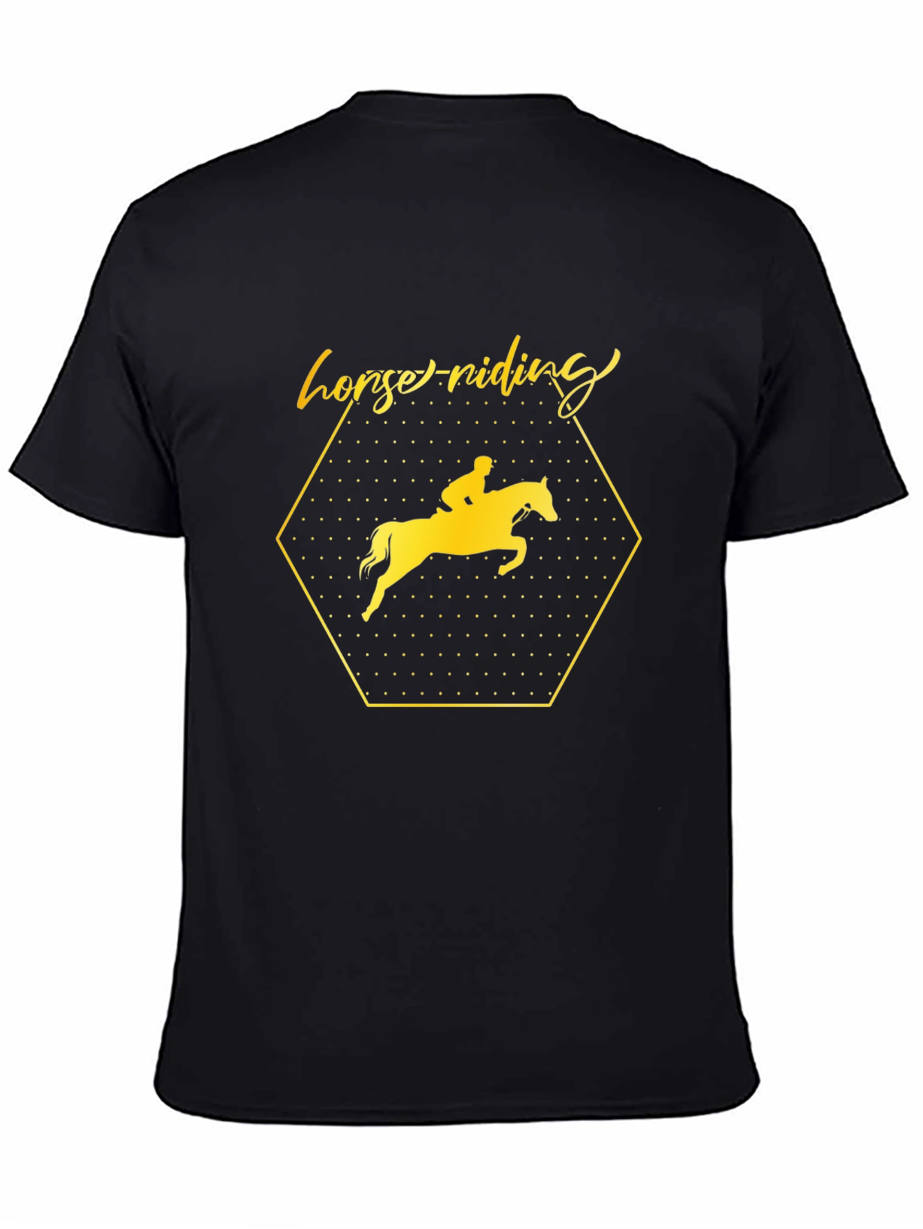 Horse Riding Graphic Tee - Stylish Equestrian Shirt