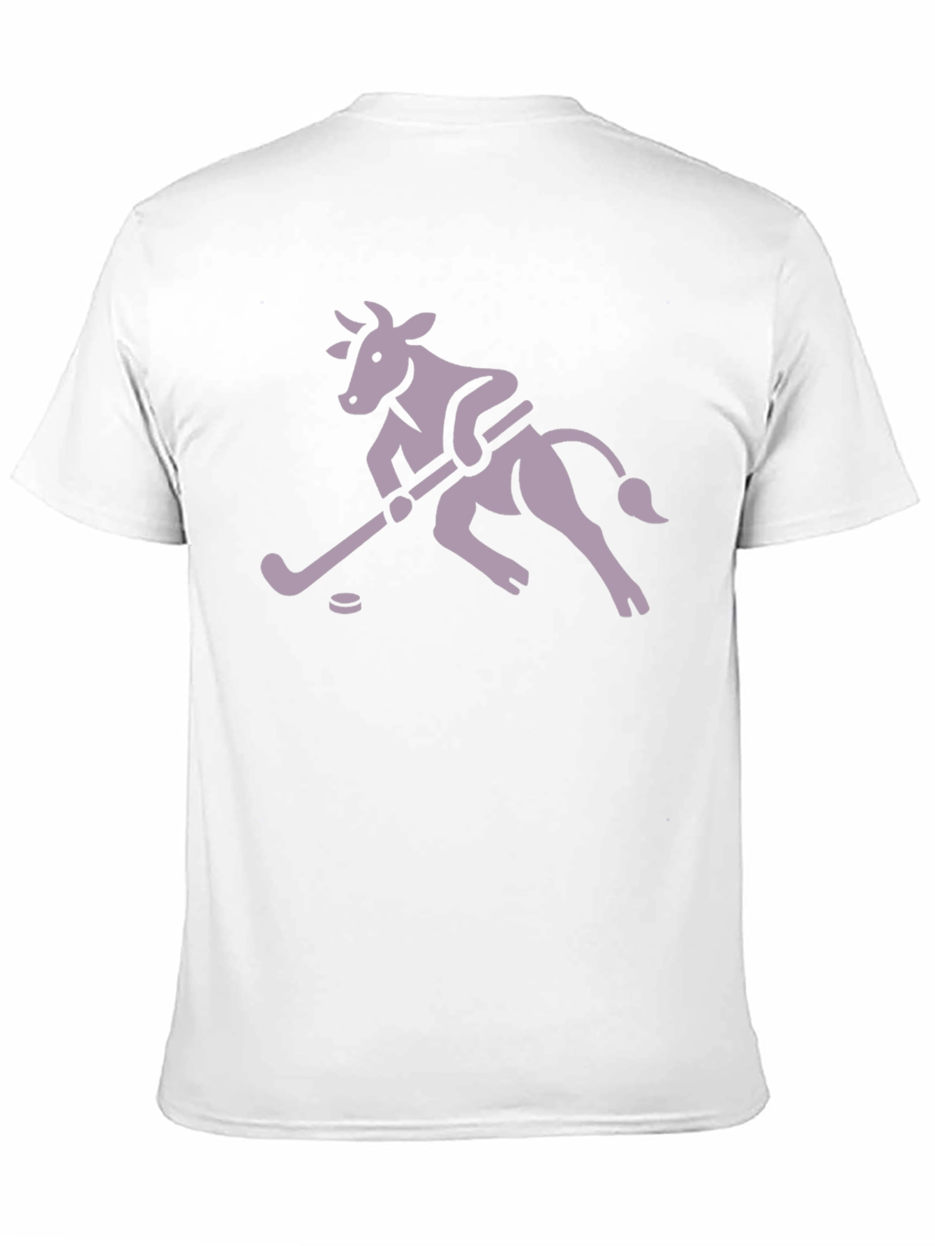 Hockey Cow Graphic T-Shirt - Black