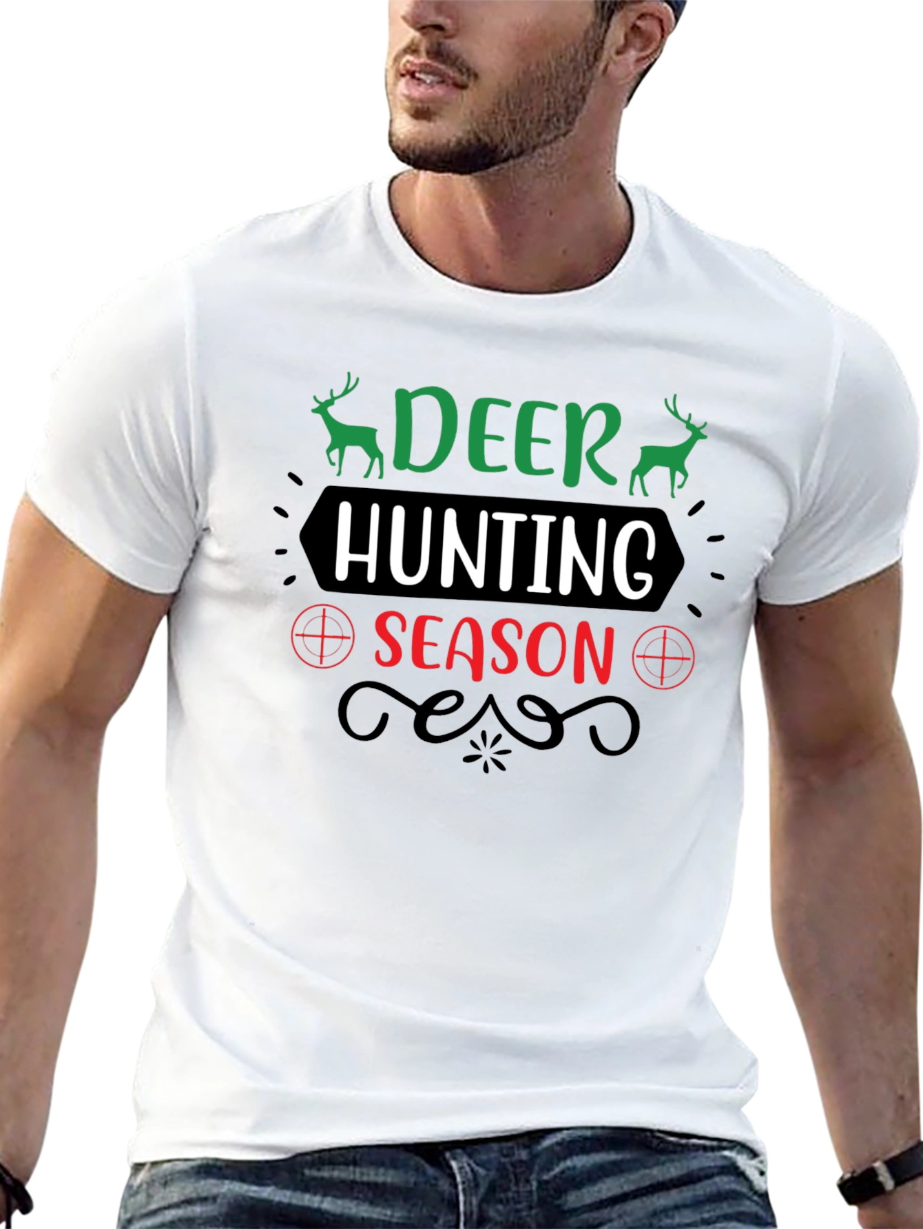 Deer Hunting Season Graphic T-Shirt