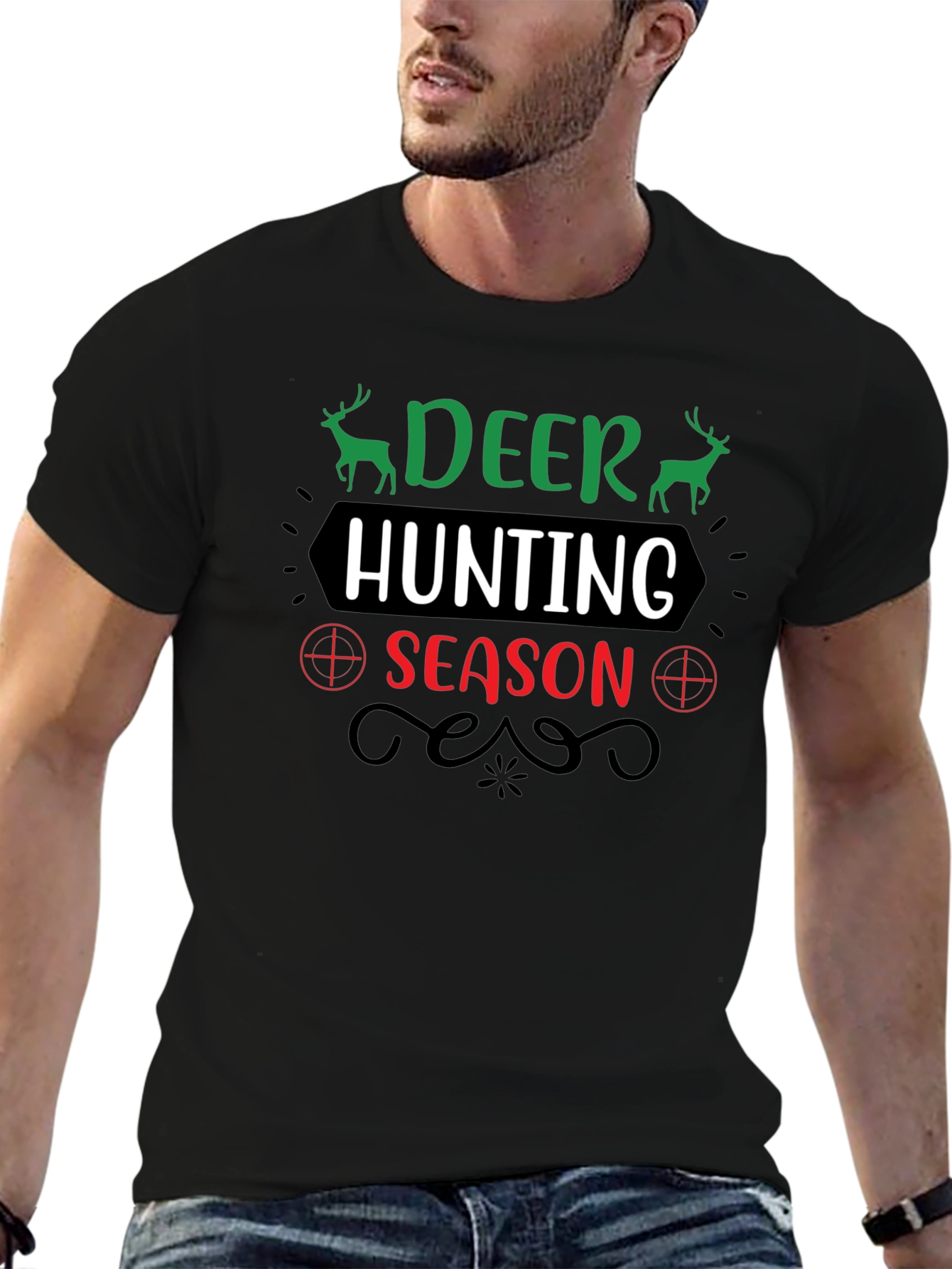Deer Hunting Season Graphic T-Shirt