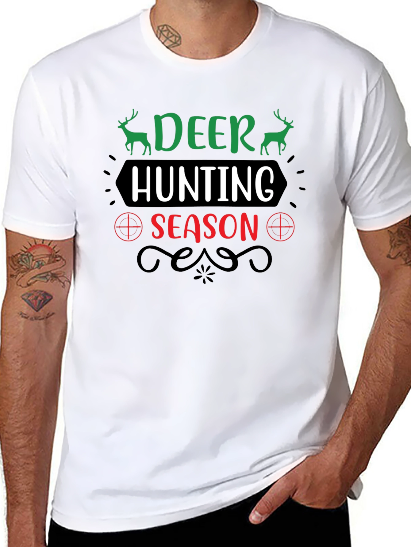 Deer Hunting Season Graphic T-Shirt