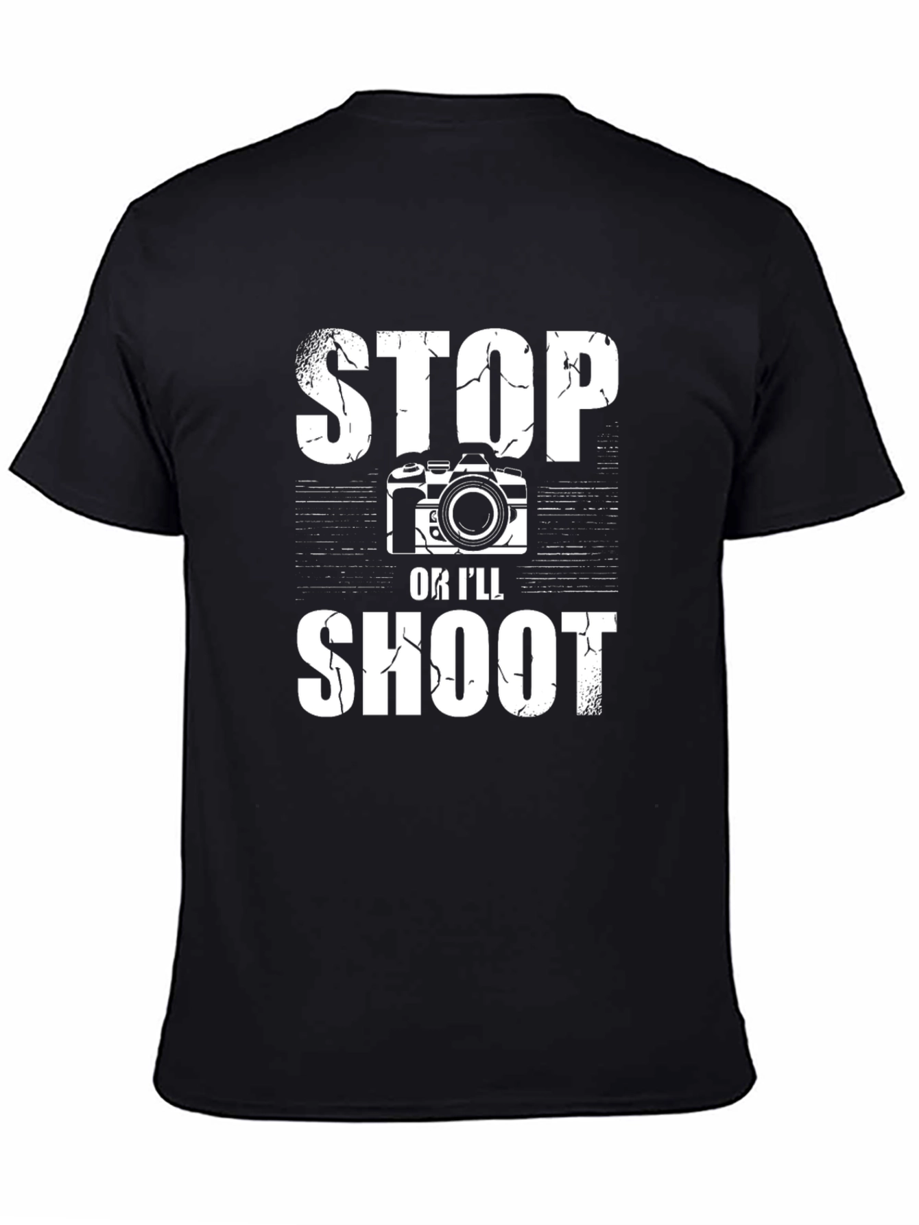 Stop or Ill Shoot T-Shirt - Photographer Gift