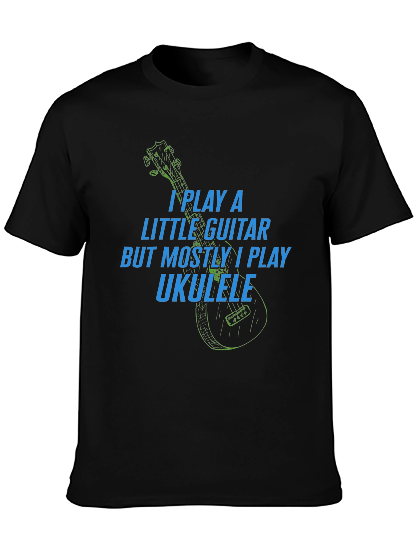 Ukulele Lover T-Shirt - Play Guitar Play Ukulele