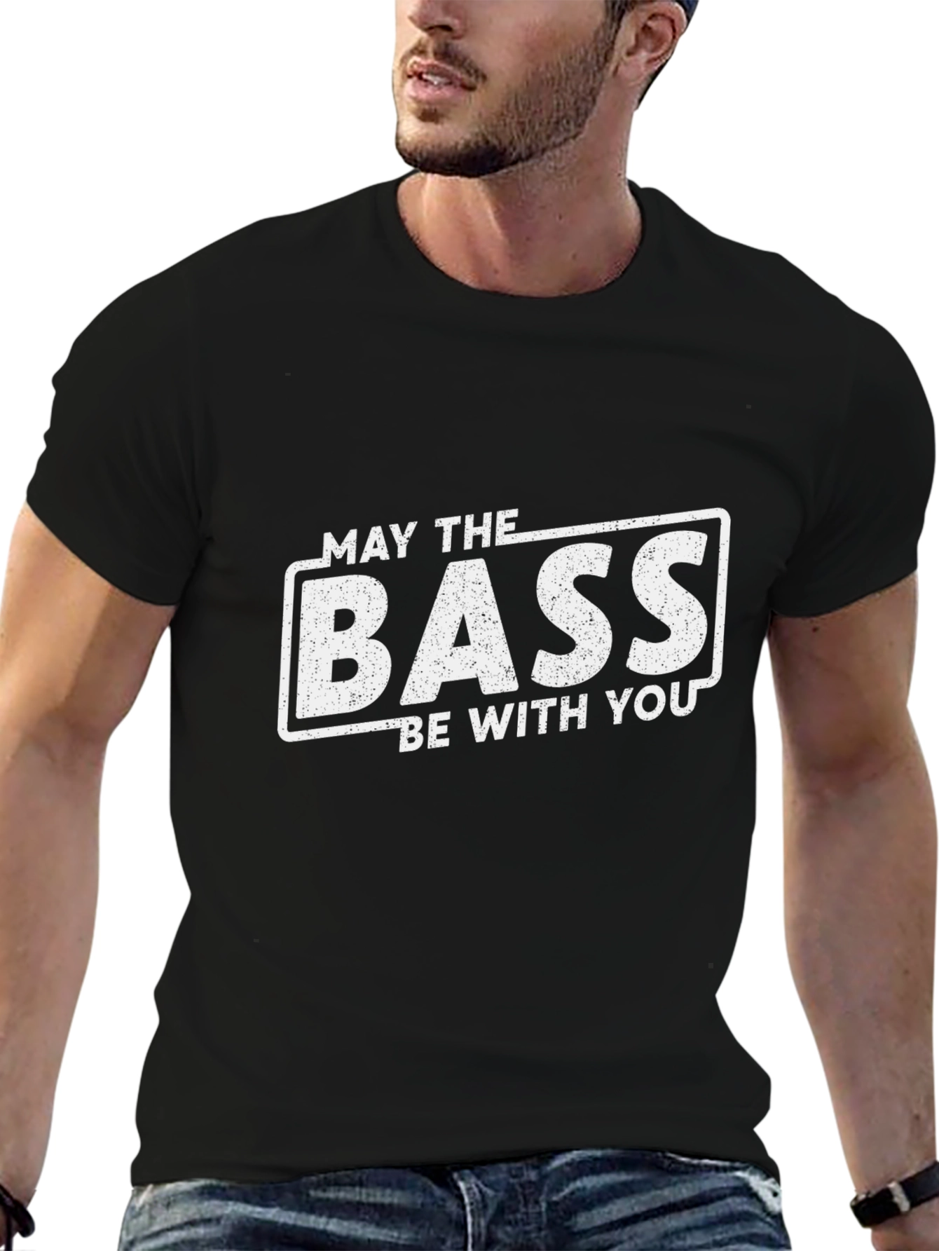 May The Bass Be With You Graphic T-Shirt