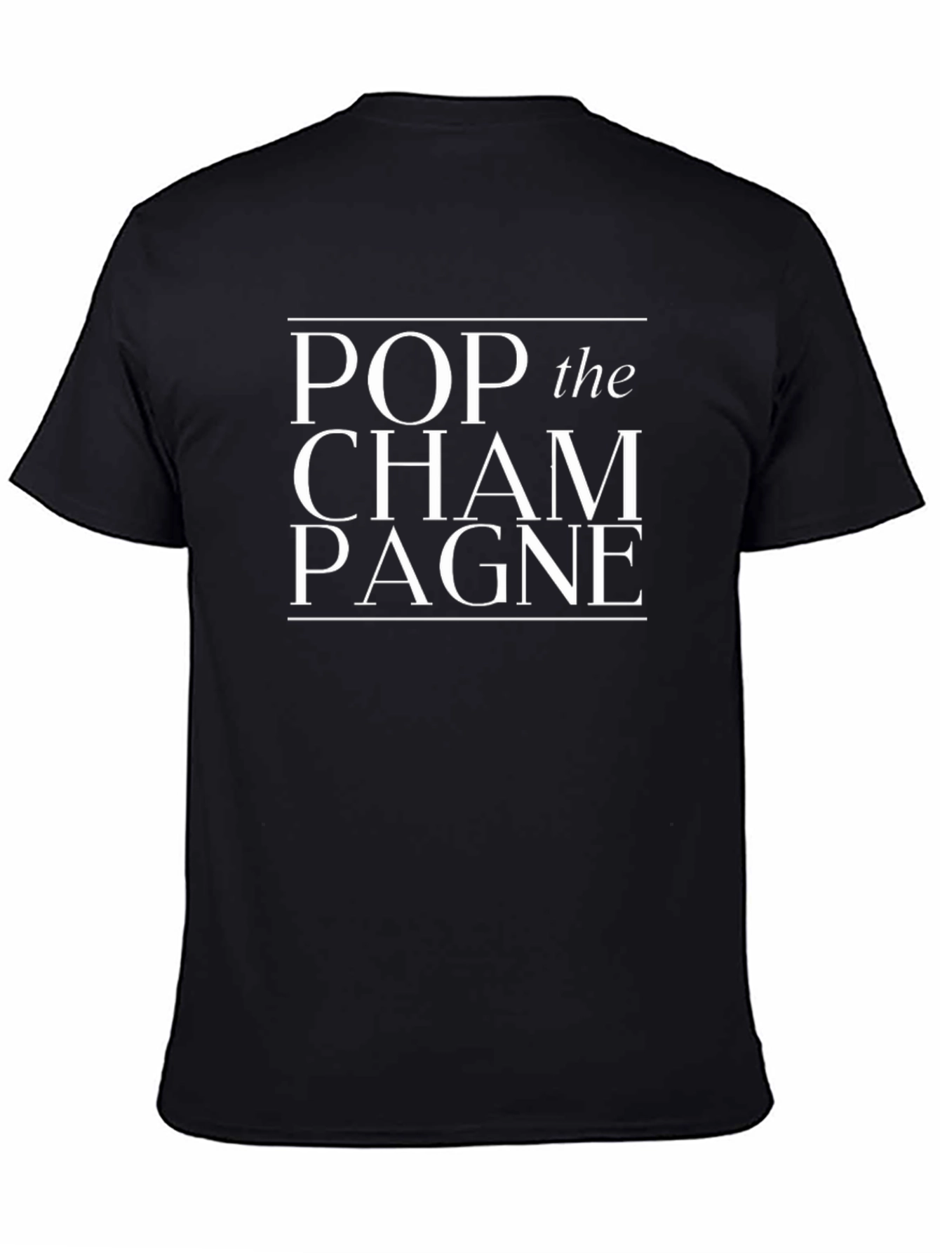 Pop the Champagne Graphic T-Shirt