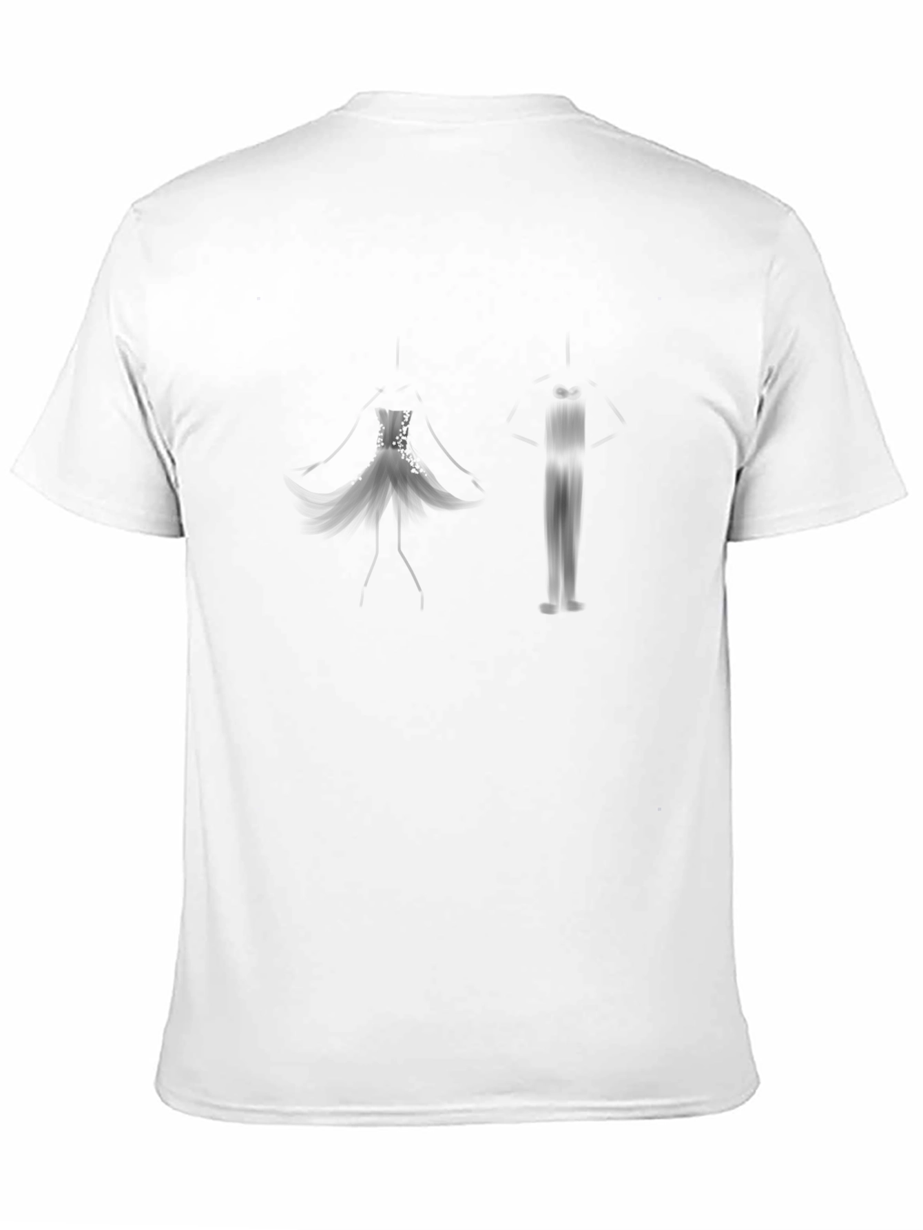 Mens Graphic Black T-Shirt - Modern Design