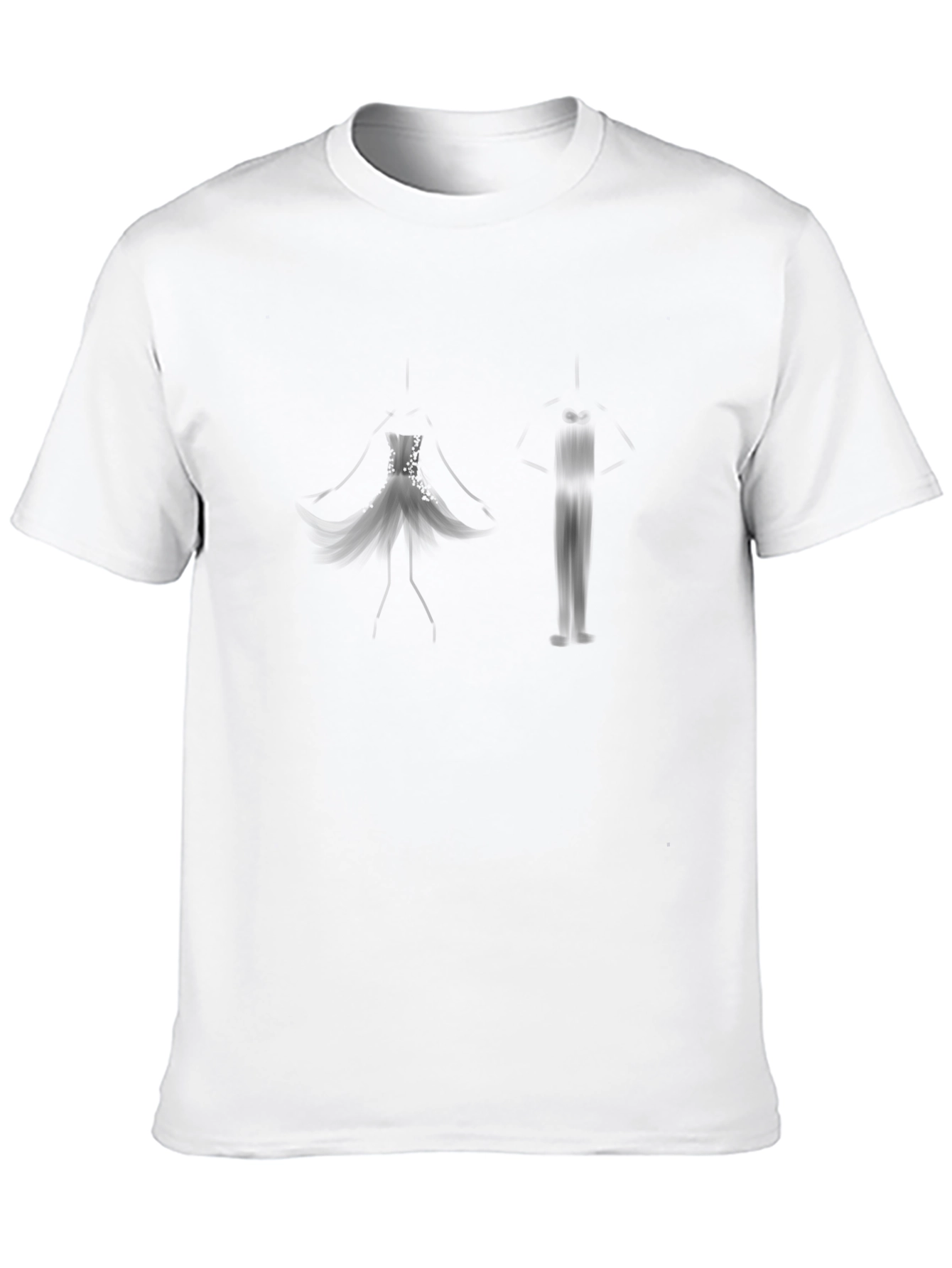 Mens Graphic Black T-Shirt - Modern Design