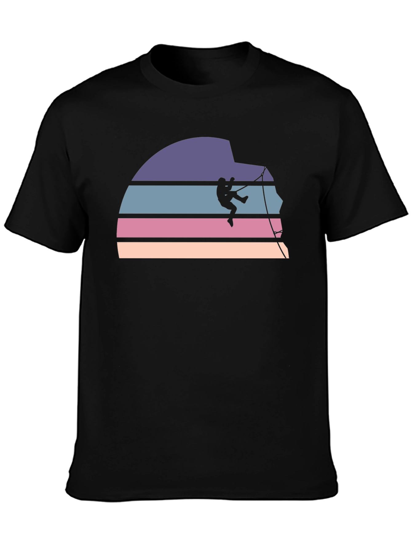 Retro Rock Climbing T-Shirt - Adventure Style