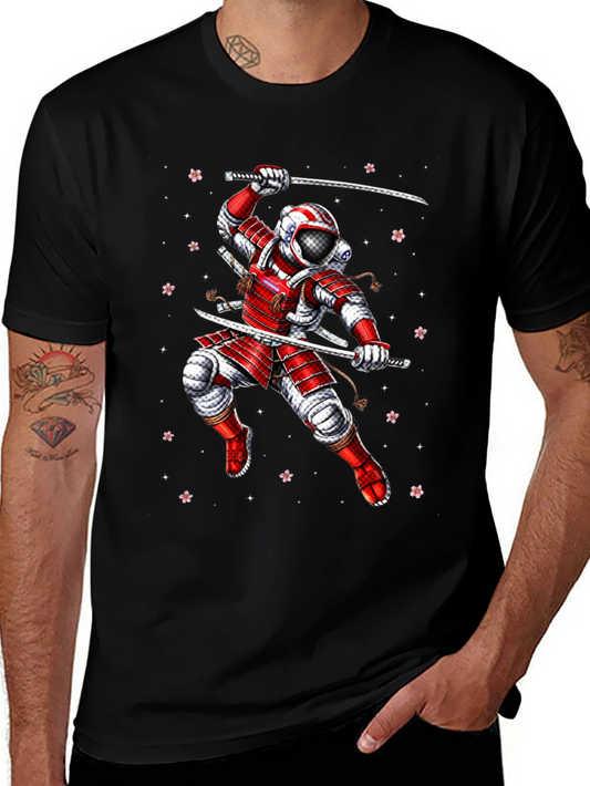 Astronaut Samurai Graphic Tee