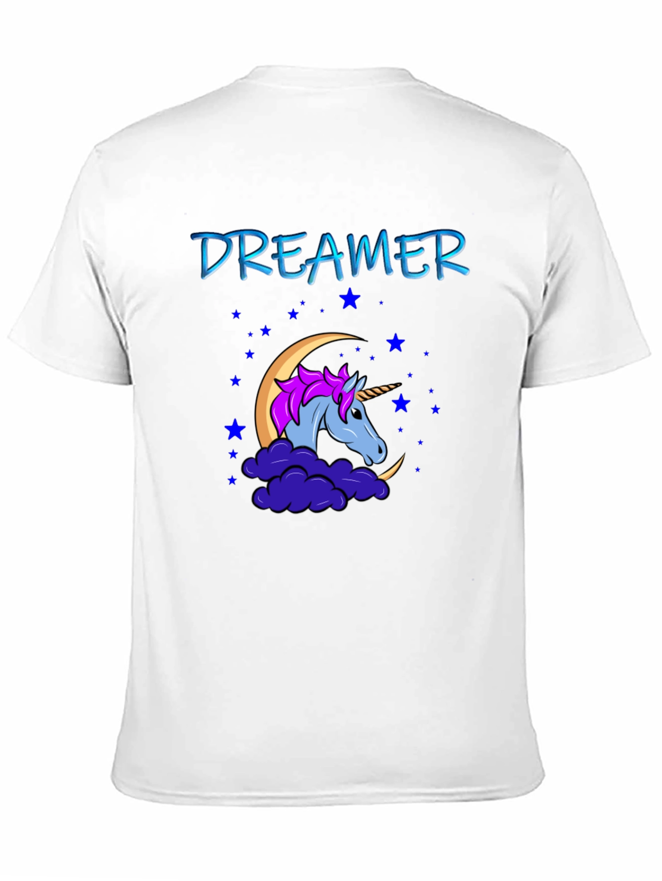 Dreamer Unicorn Black T-Shirt