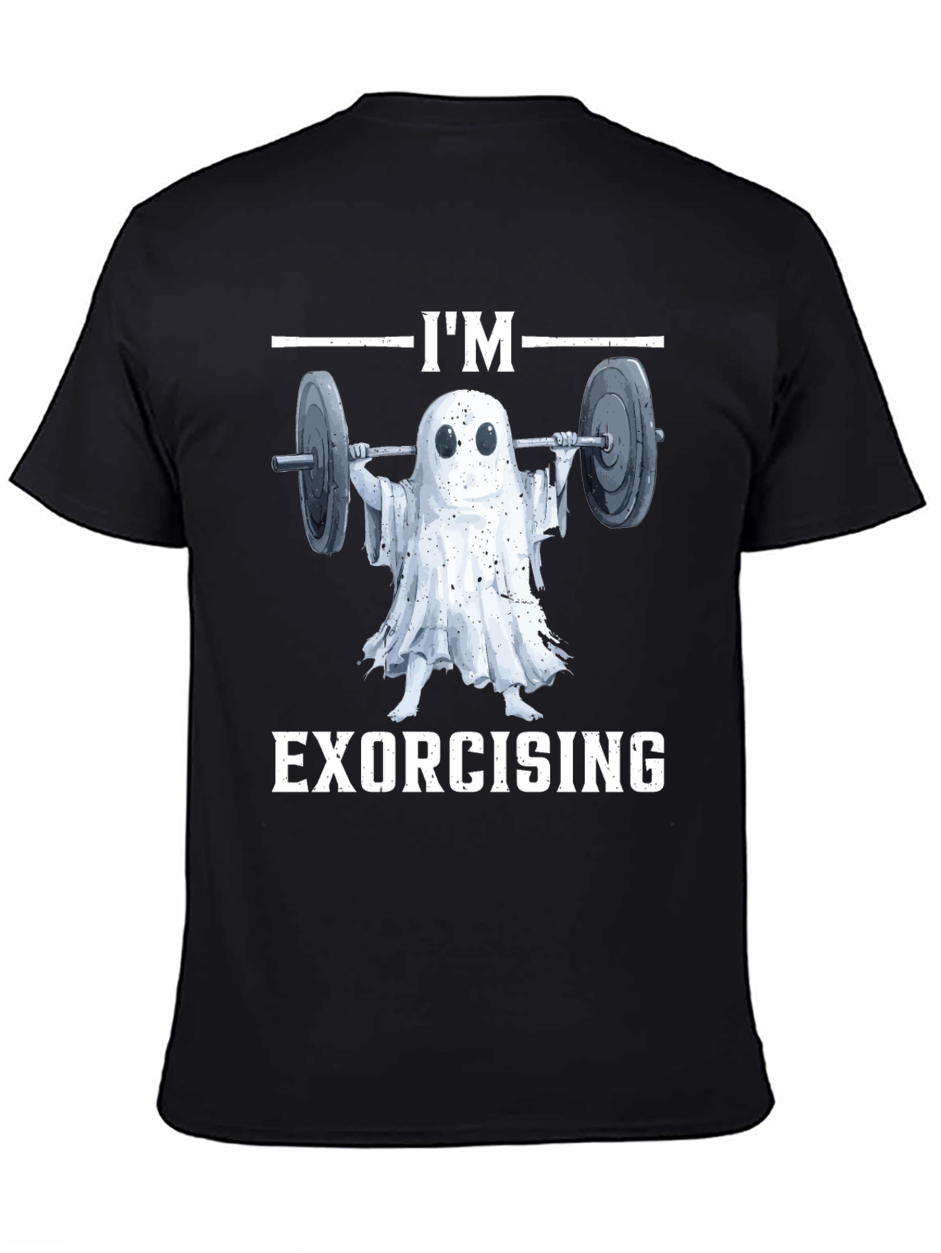 Funny Ghost Exorcising Workout T-Shirt