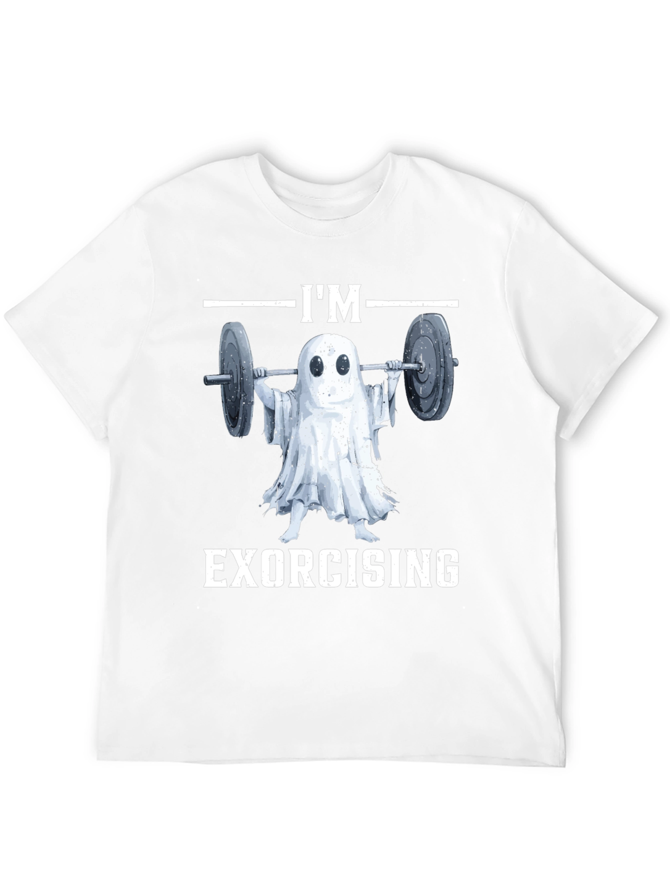 Funny Ghost Exorcising Workout T-Shirt