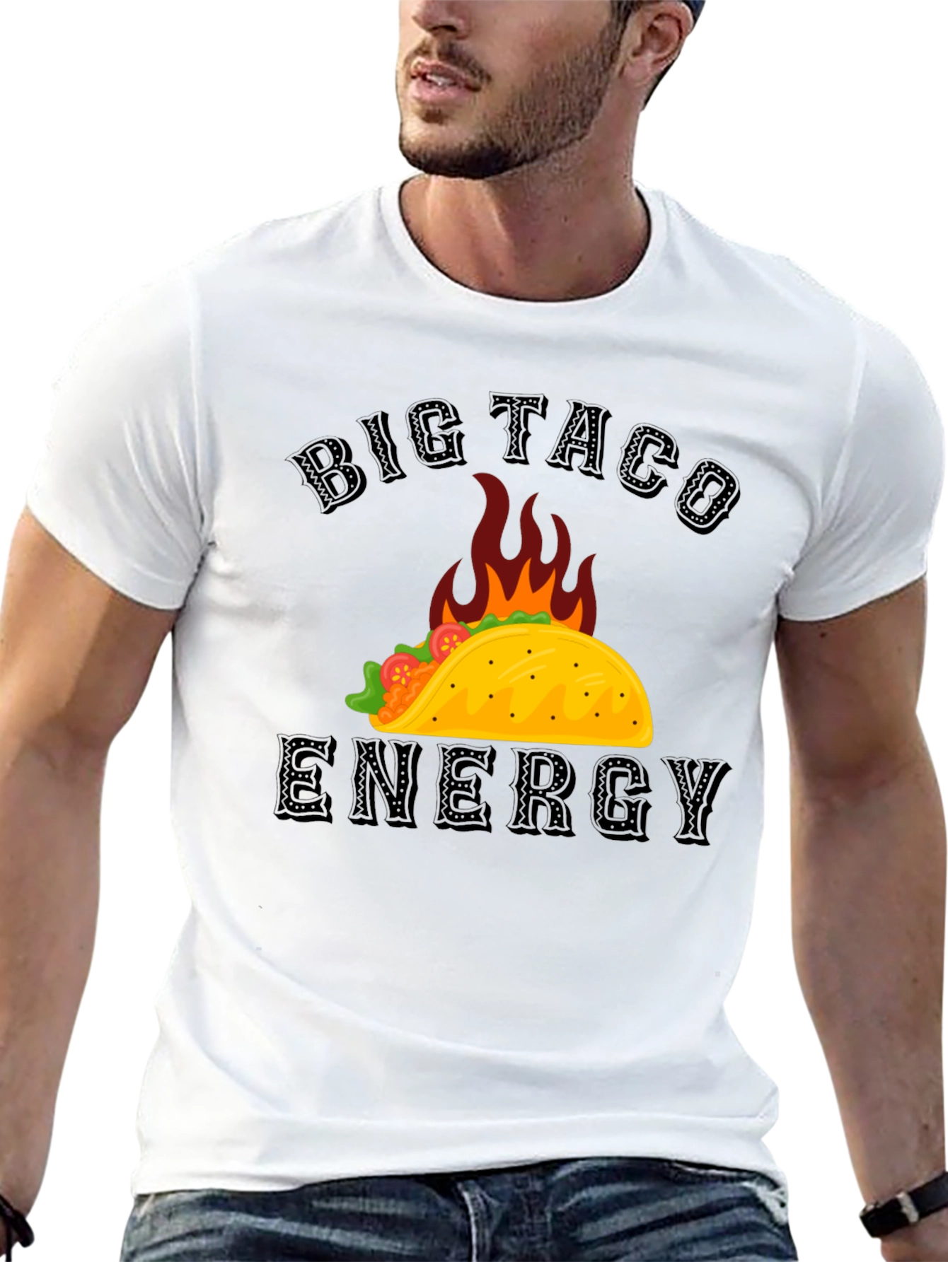 Big Taco Energy Graphic T-Shirt