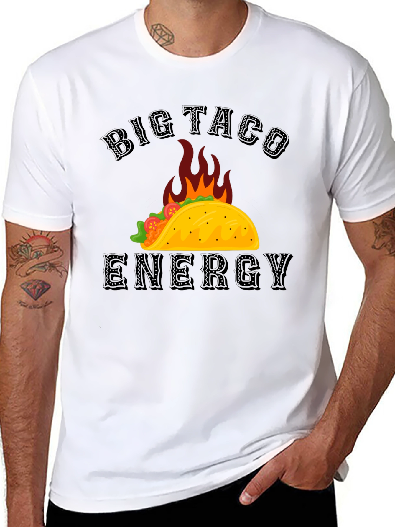 Big Taco Energy Graphic T-Shirt