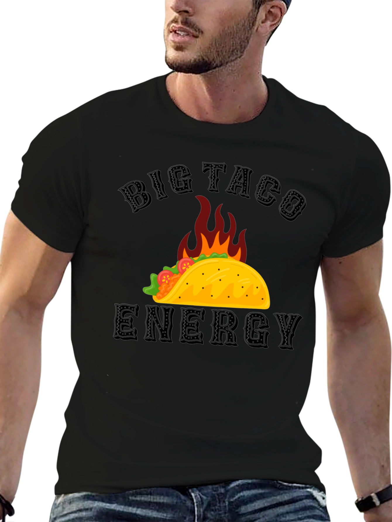 Big Taco Energy Graphic T-Shirt
