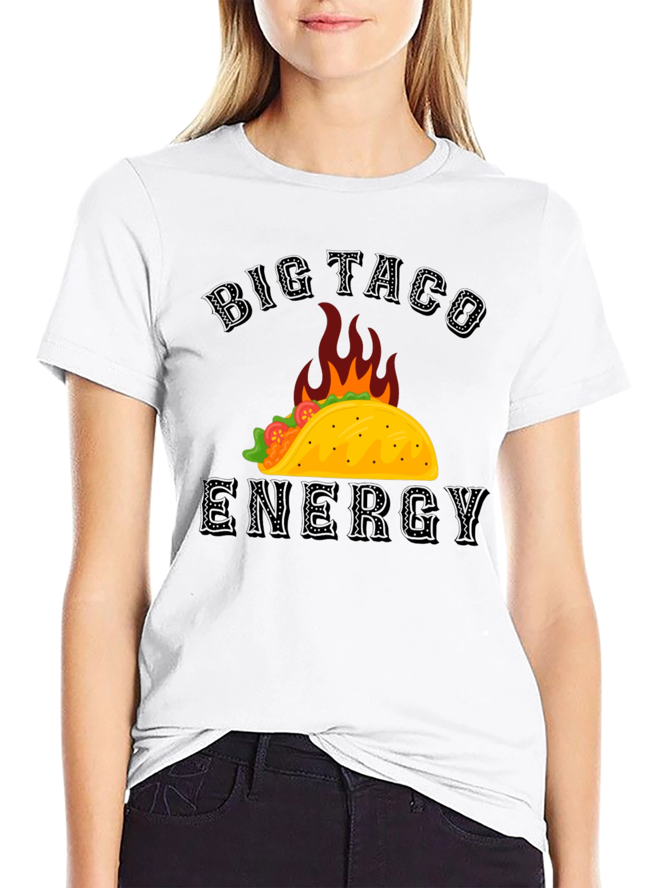 Big Taco Energy Graphic T-Shirt