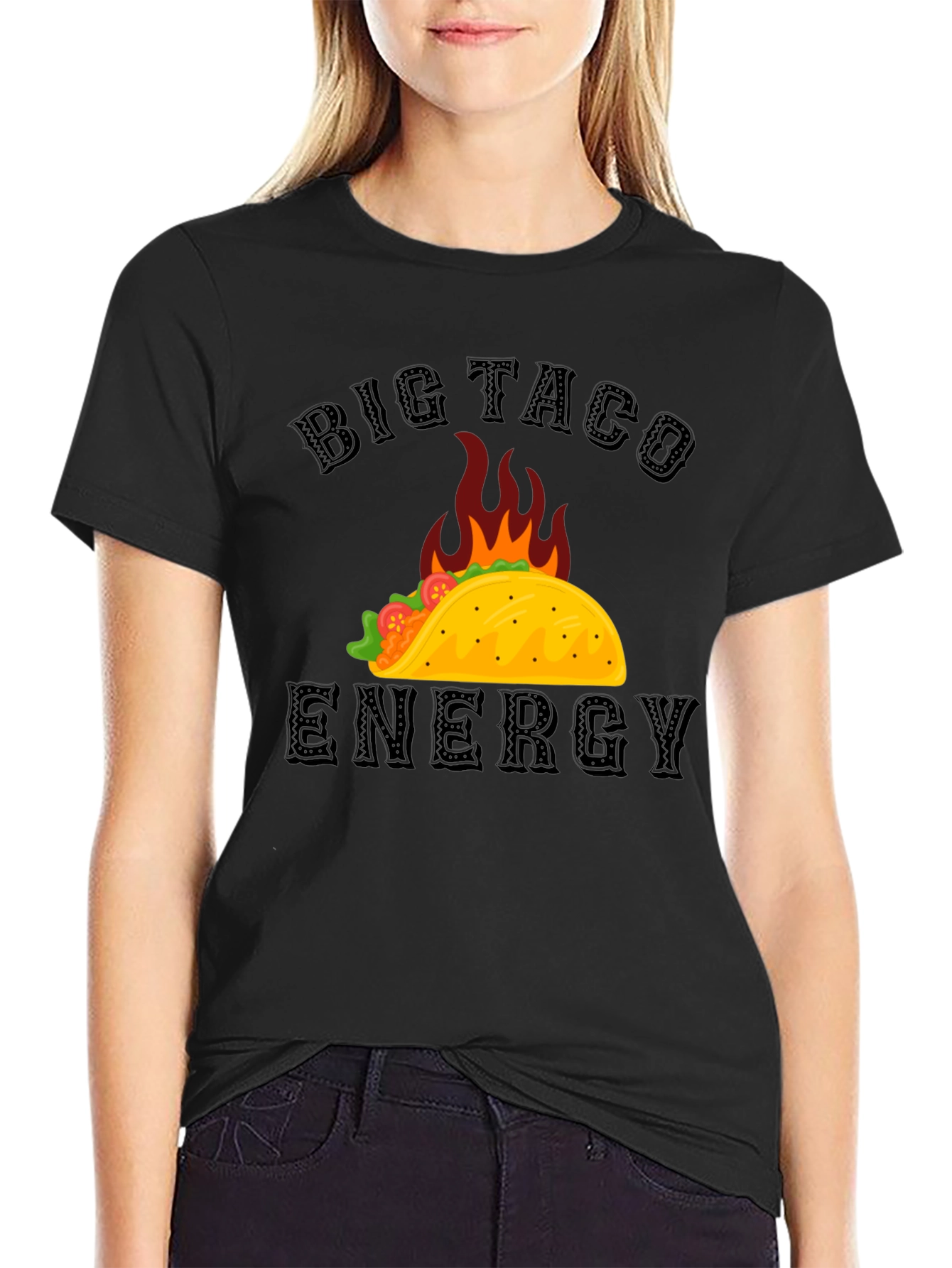 Big Taco Energy Graphic T-Shirt