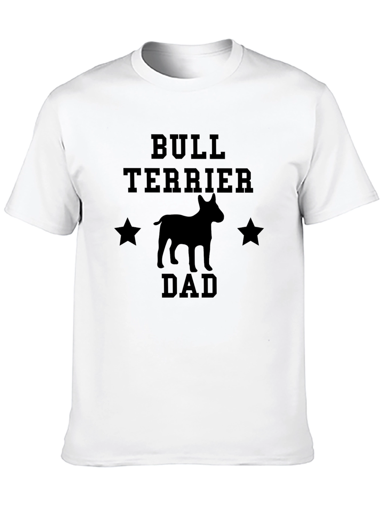 Bull Terrier Dad Graphic T-Shirt