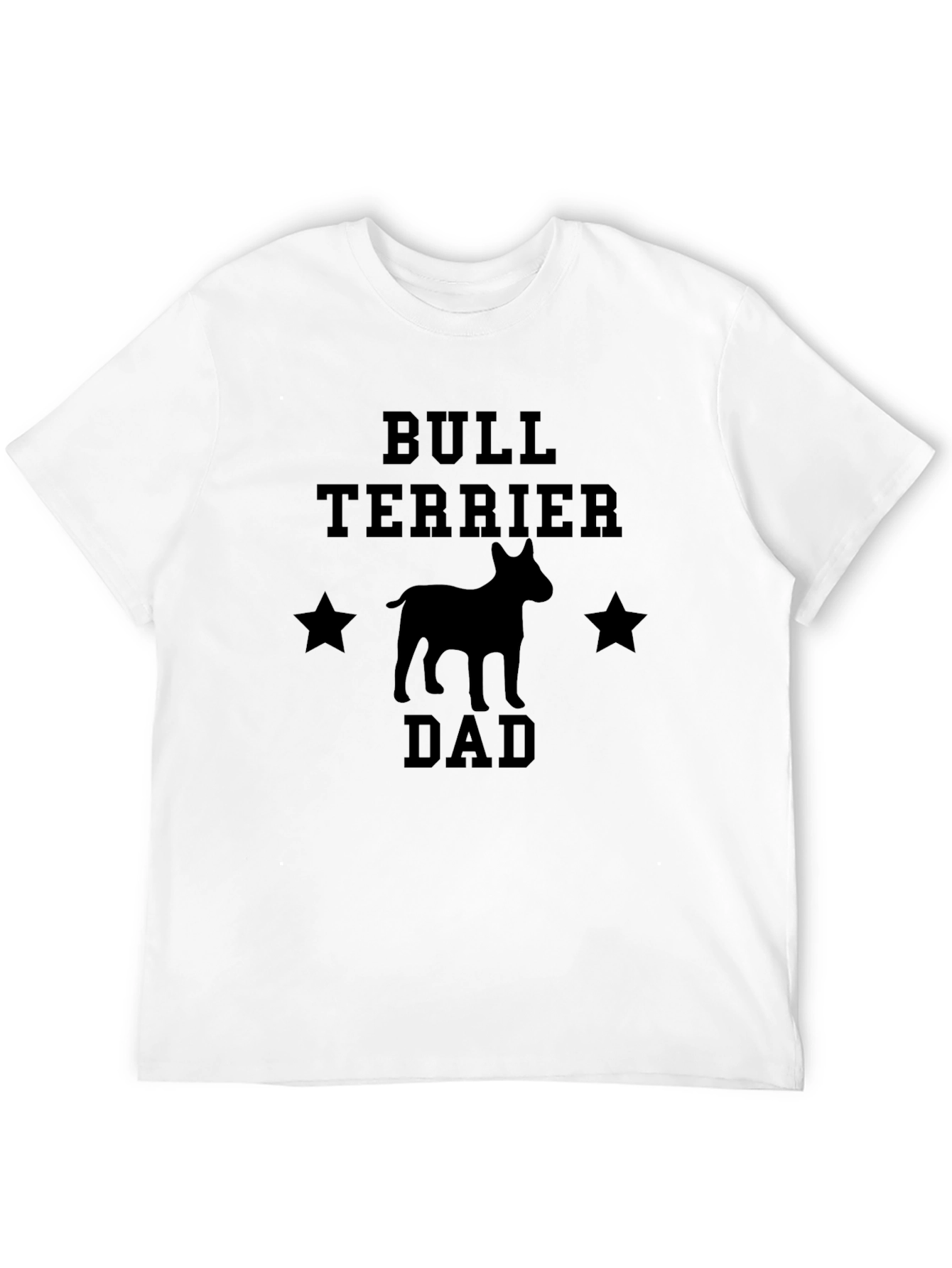 Bull Terrier Dad Graphic T-Shirt
