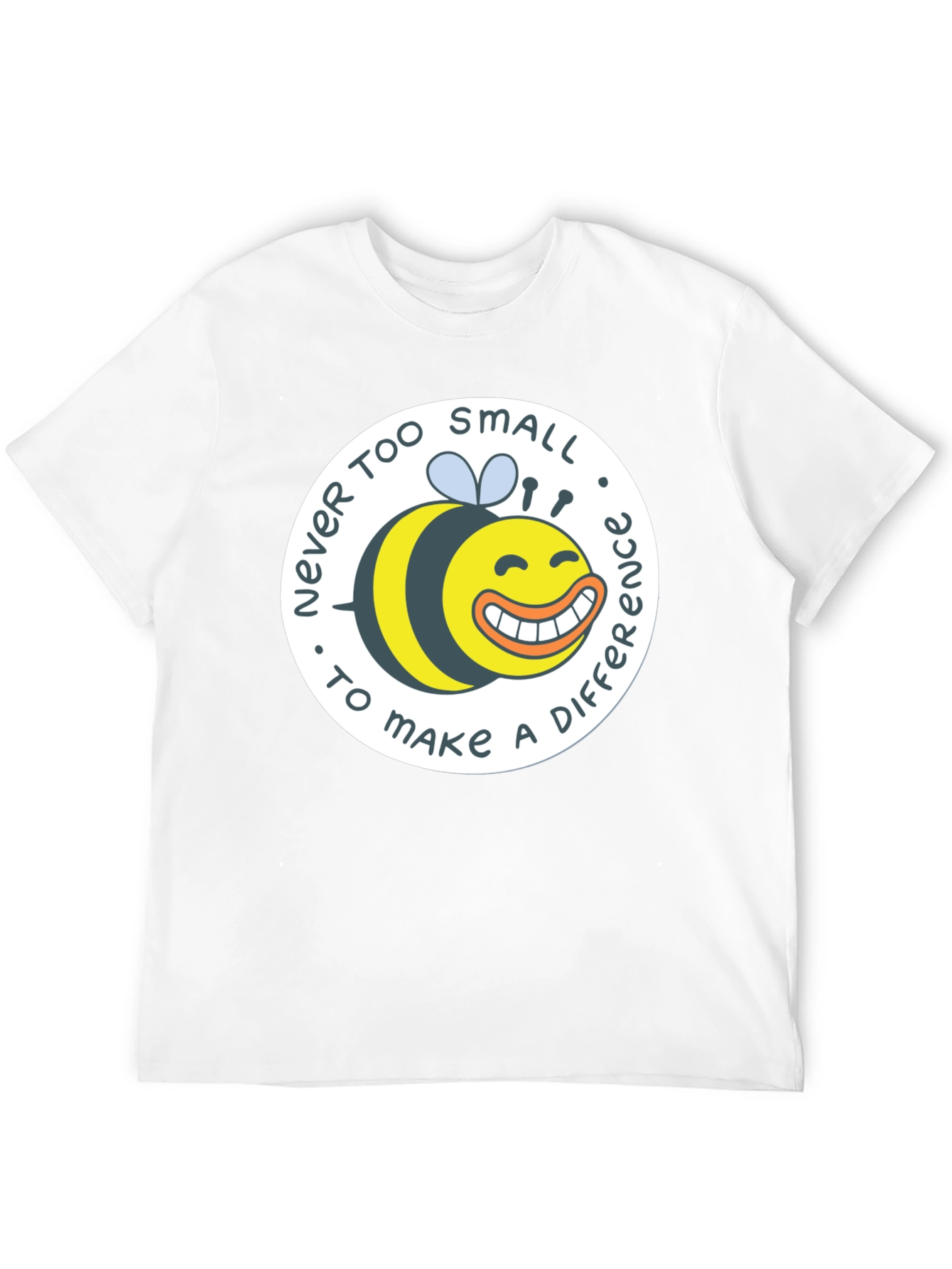 Never Too Small Bee Graphic T-Shirt