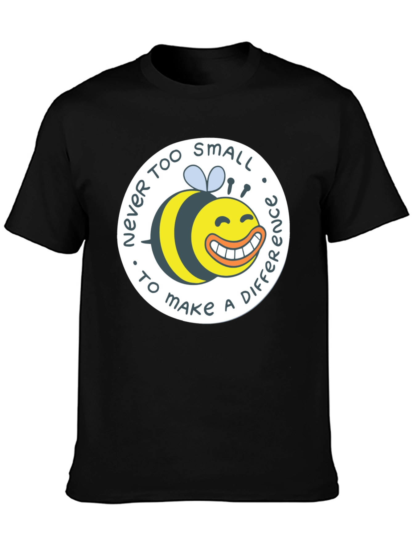 Never Too Small Bee Graphic T-Shirt