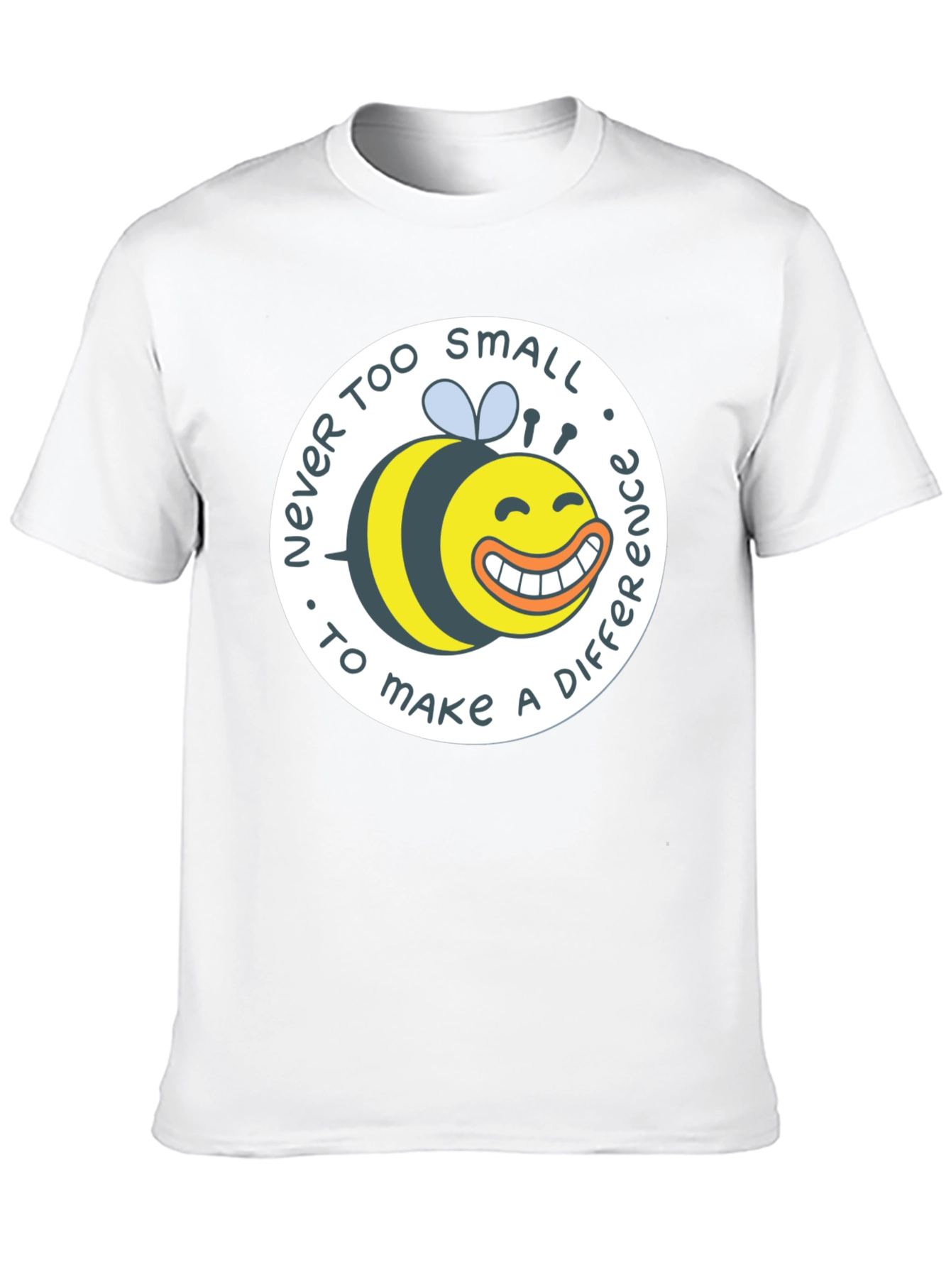 Never Too Small Bee Graphic T-Shirt