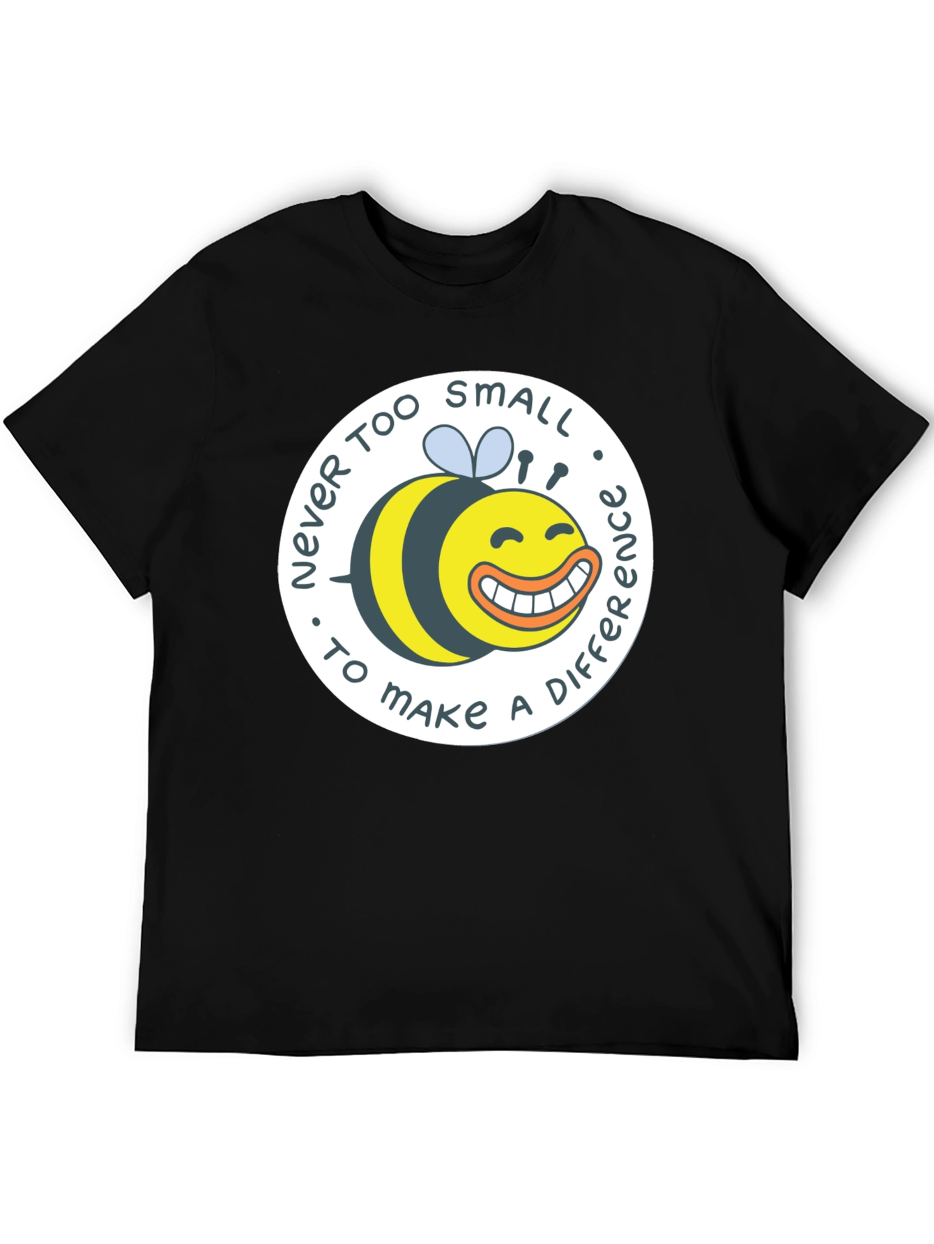 Never Too Small Bee Graphic T-Shirt