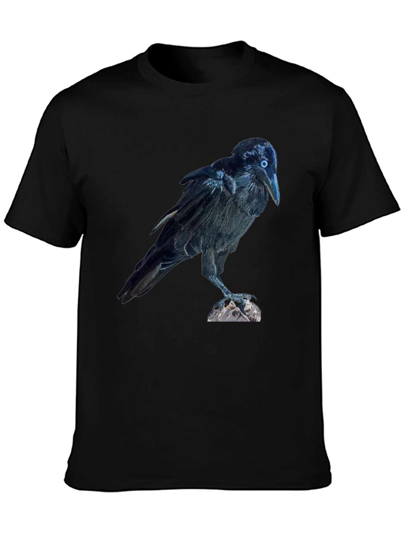Raven Graphic Tee - Mens Black T-Shirt