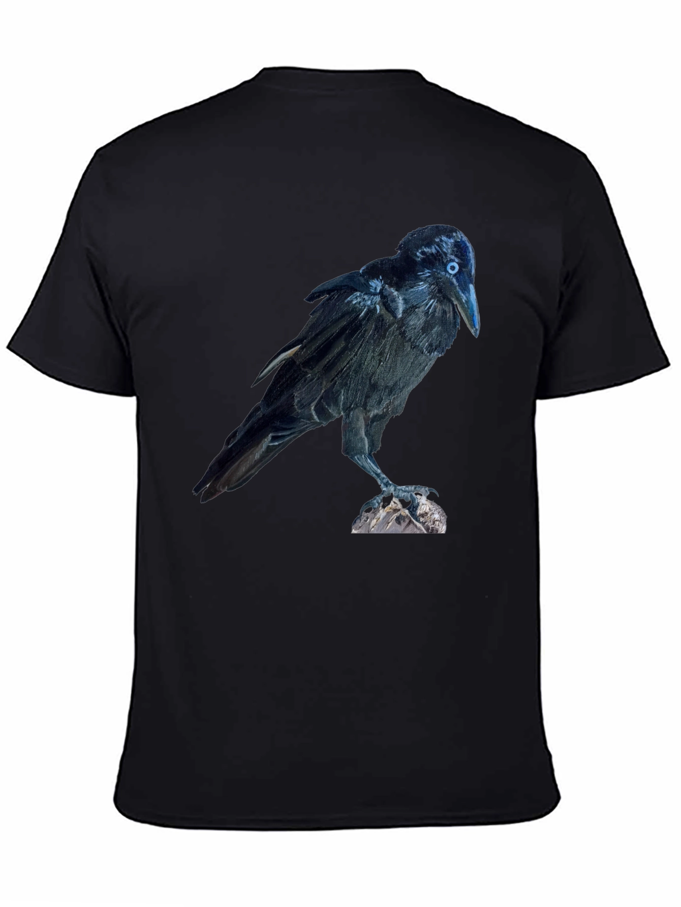 Raven Graphic Tee - Mens Black T-Shirt