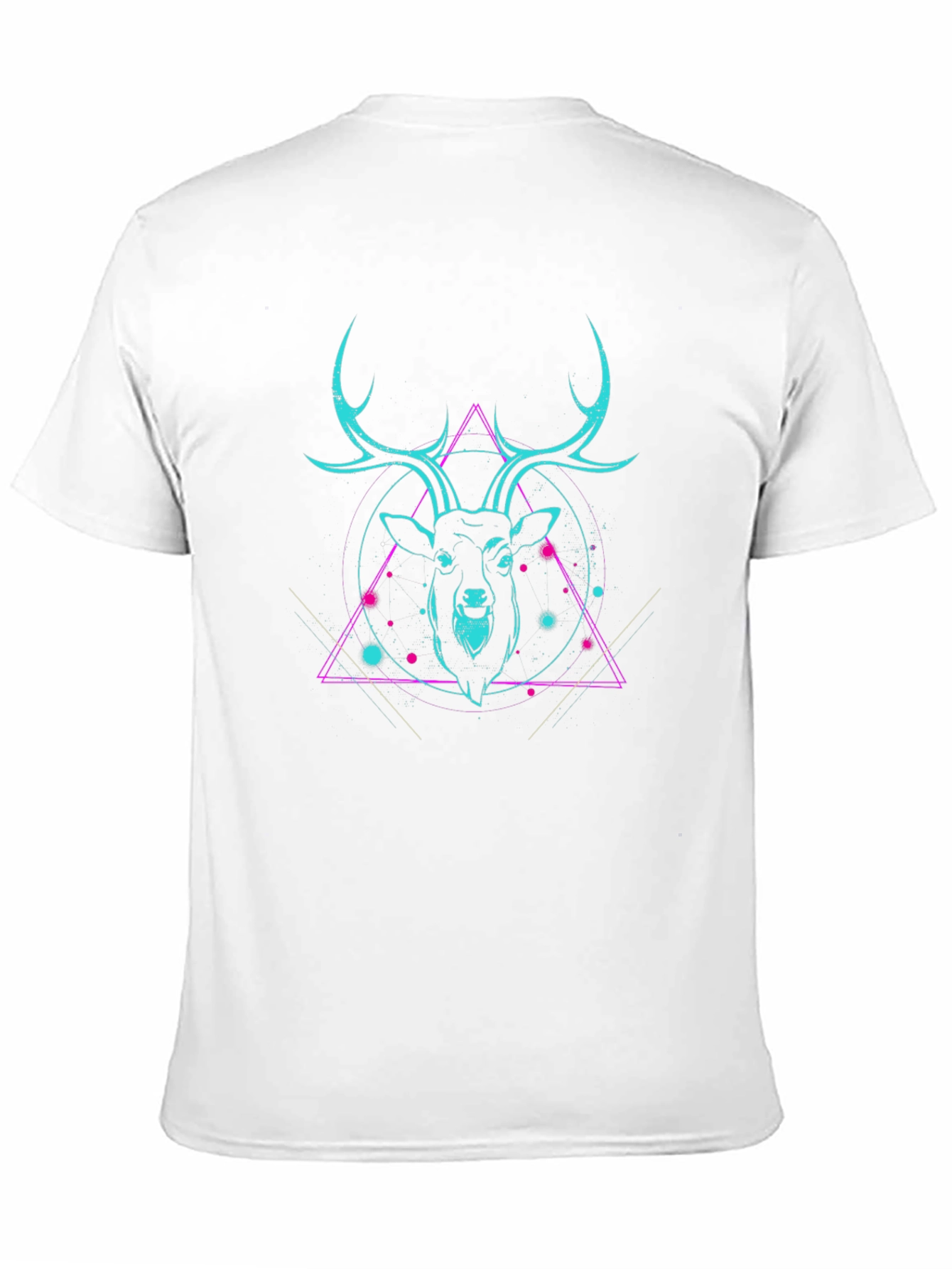 Neon Deer Graphic Tee - Cool Style