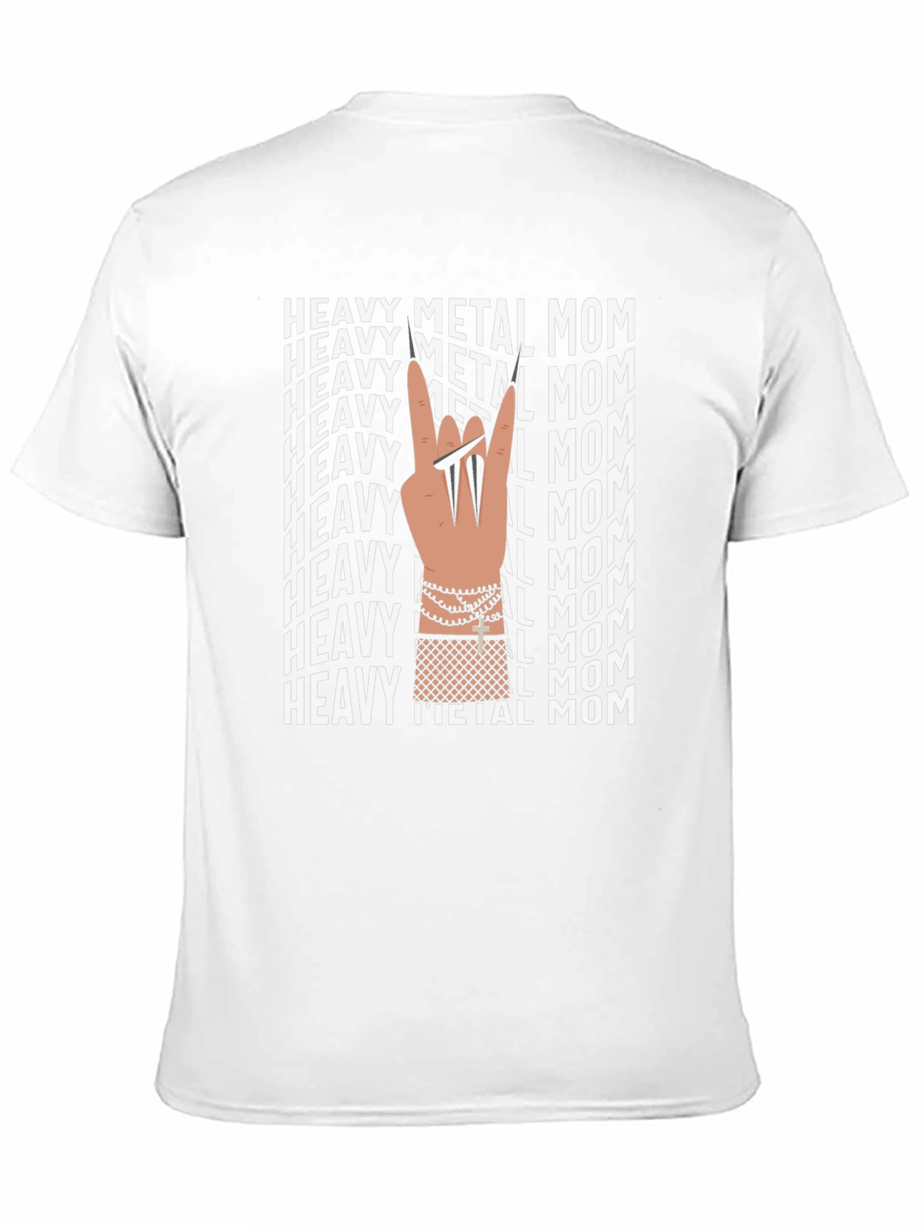 Heavy Metal Mom Graphic Tee Shirt