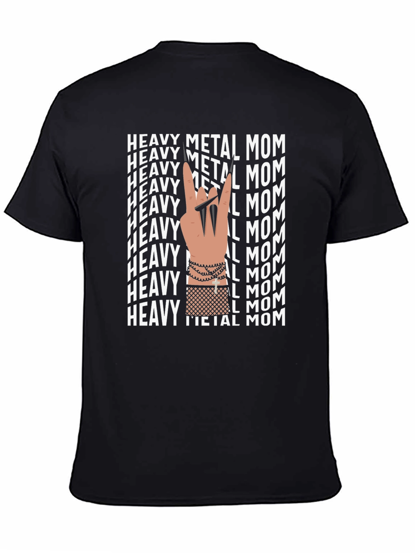 Heavy Metal Mom Graphic Tee Shirt